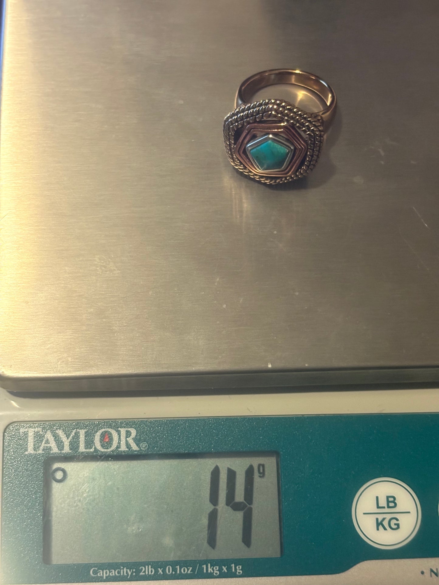 Unique Designer Signed BARSE 925 Sterling Silver & Copper