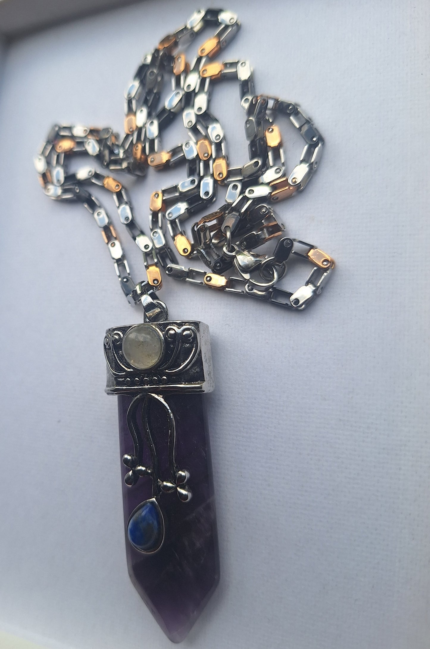 Amethyst Sword Pendant