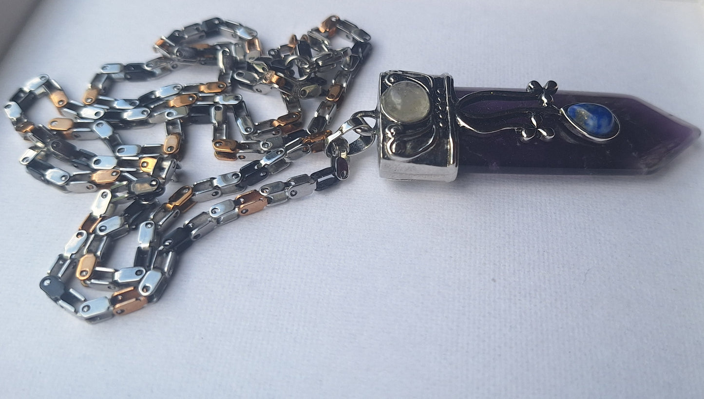 Amethyst Sword Pendant
