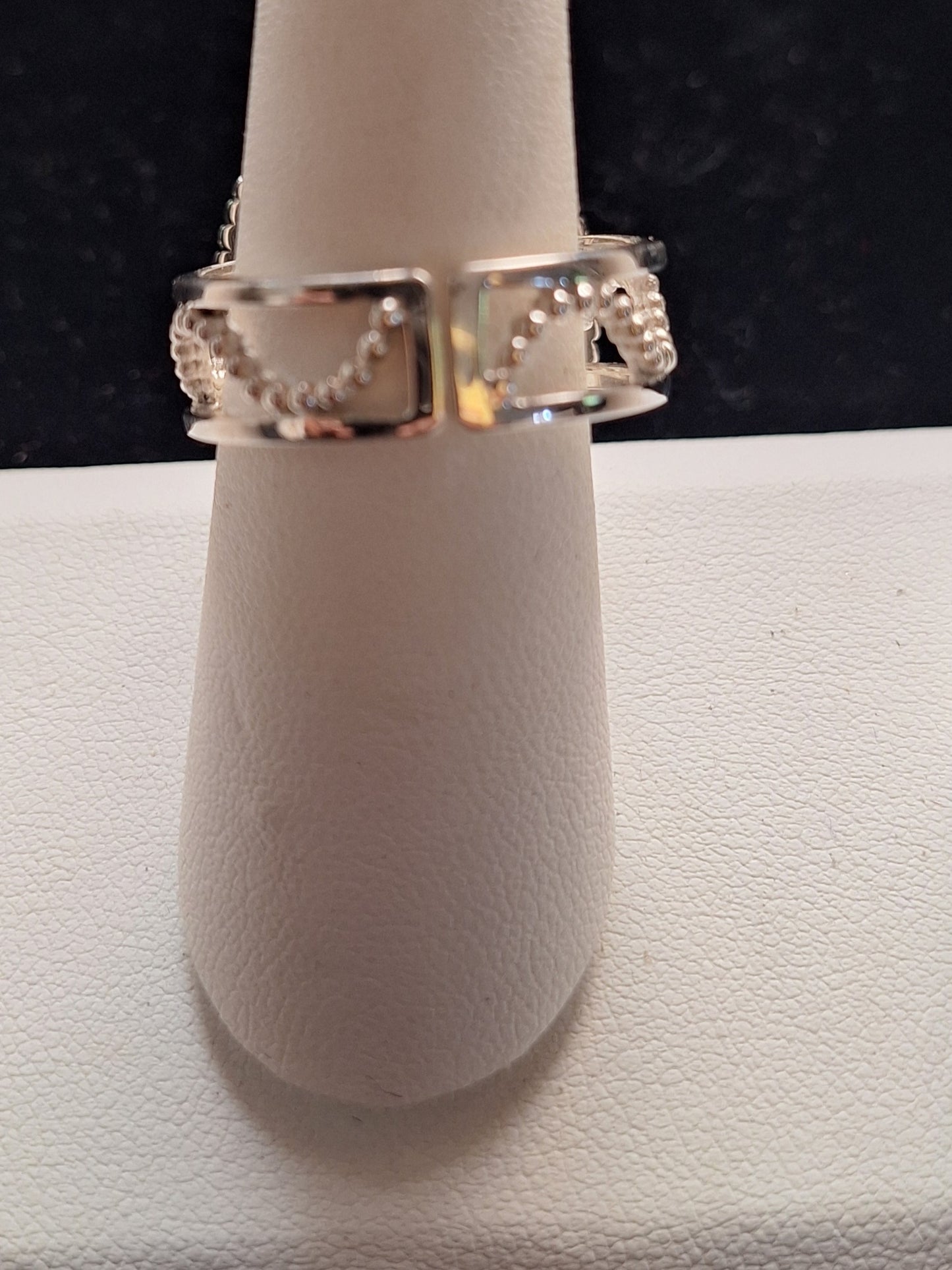 Colleen Lopez Sterling Silver 925 Purple Druzy Mystic Ring