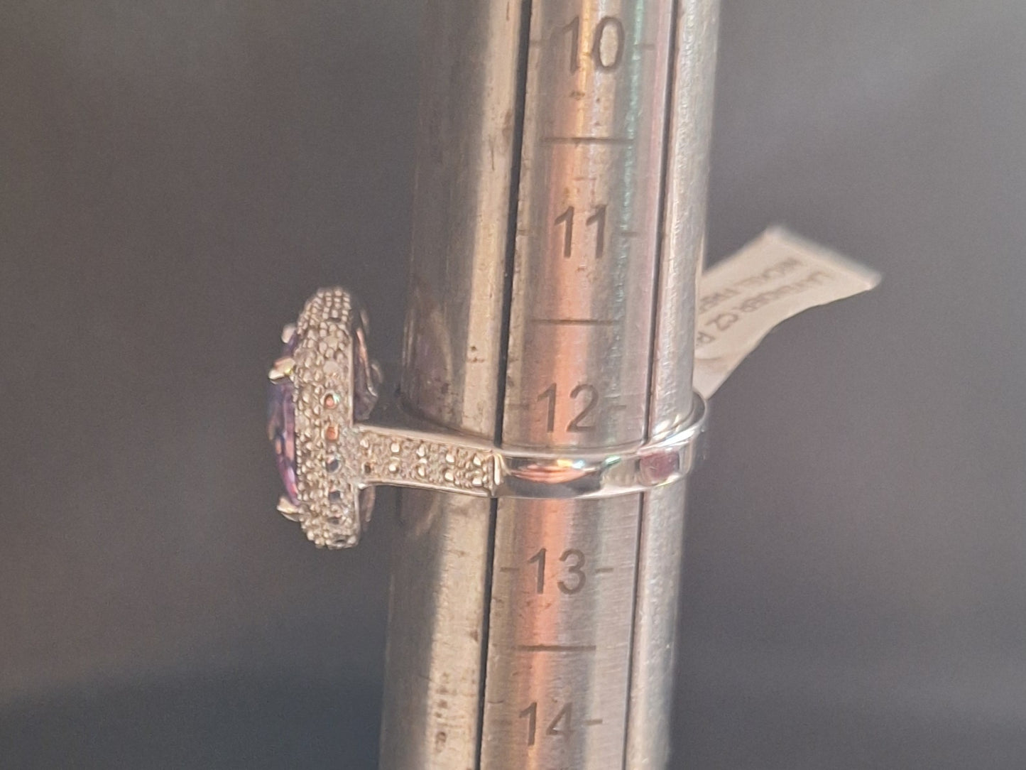 Lavender CZ Ring Nickel Free
