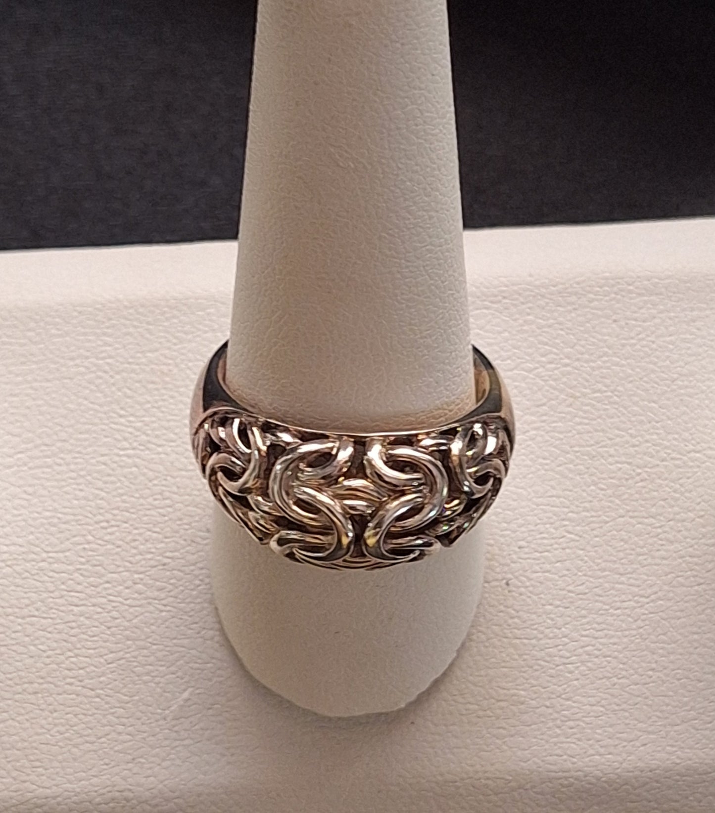 Sterling Byzantine Band Ring