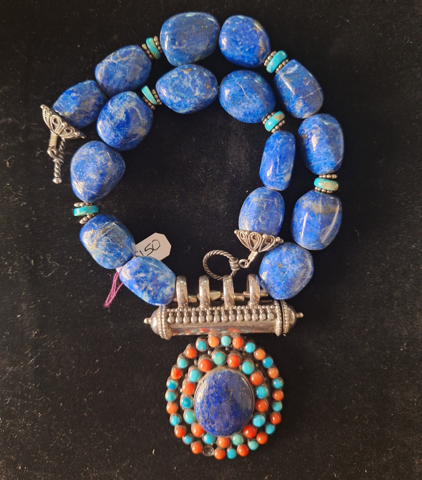 Natural Blue Lapis Lazuli Faceted Gemstone beads
