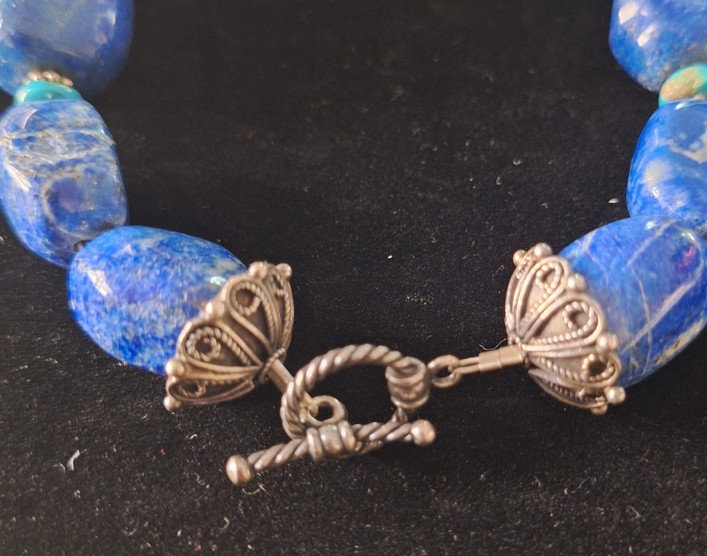 Natural Blue Lapis Lazuli Faceted Gemstone beads