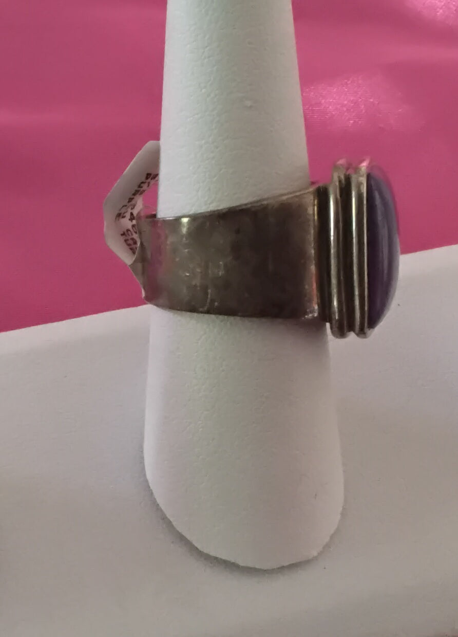 A Purple Turquoise ring