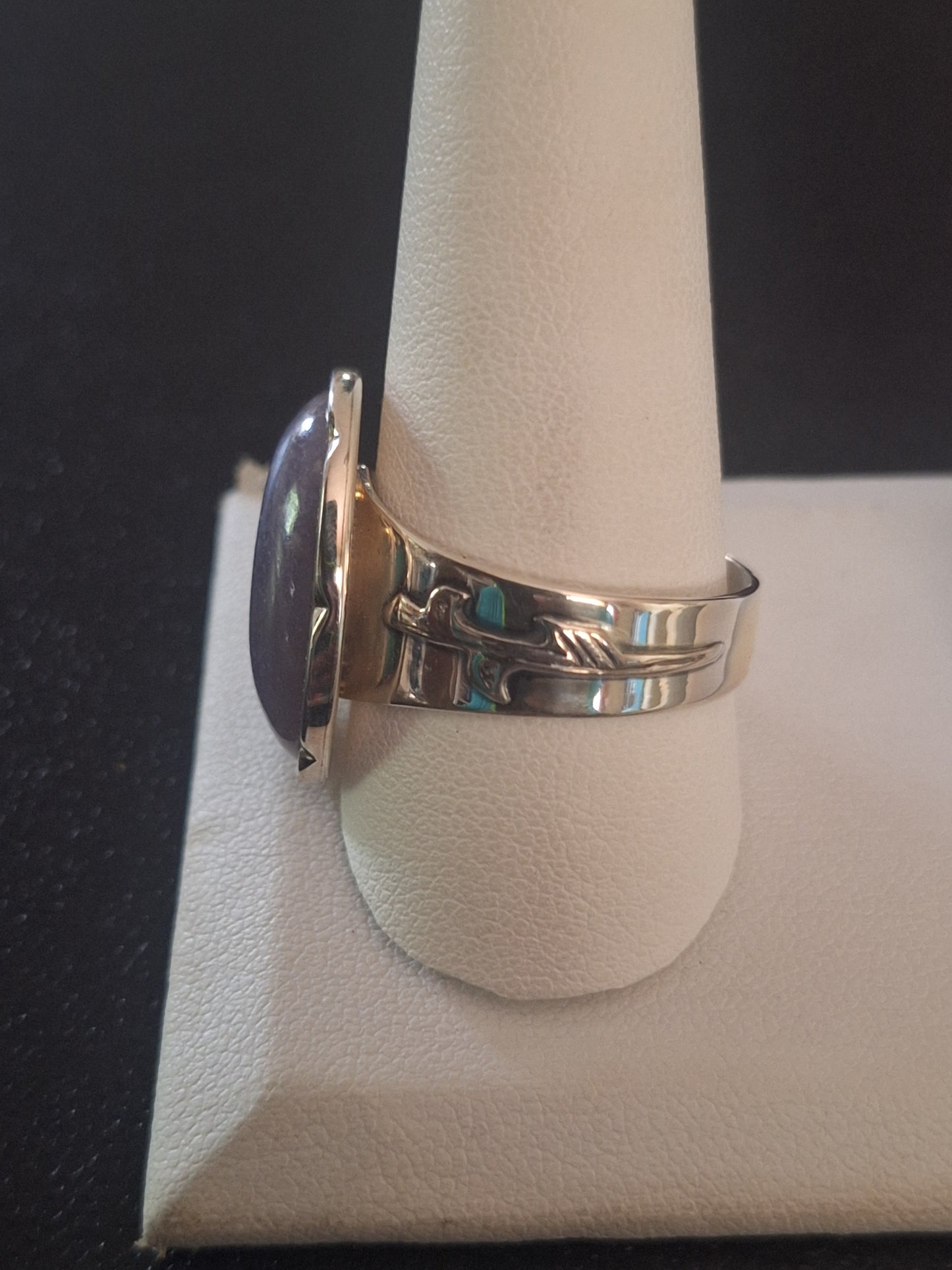 Vintage SILVER and Genuine Purple Sugili