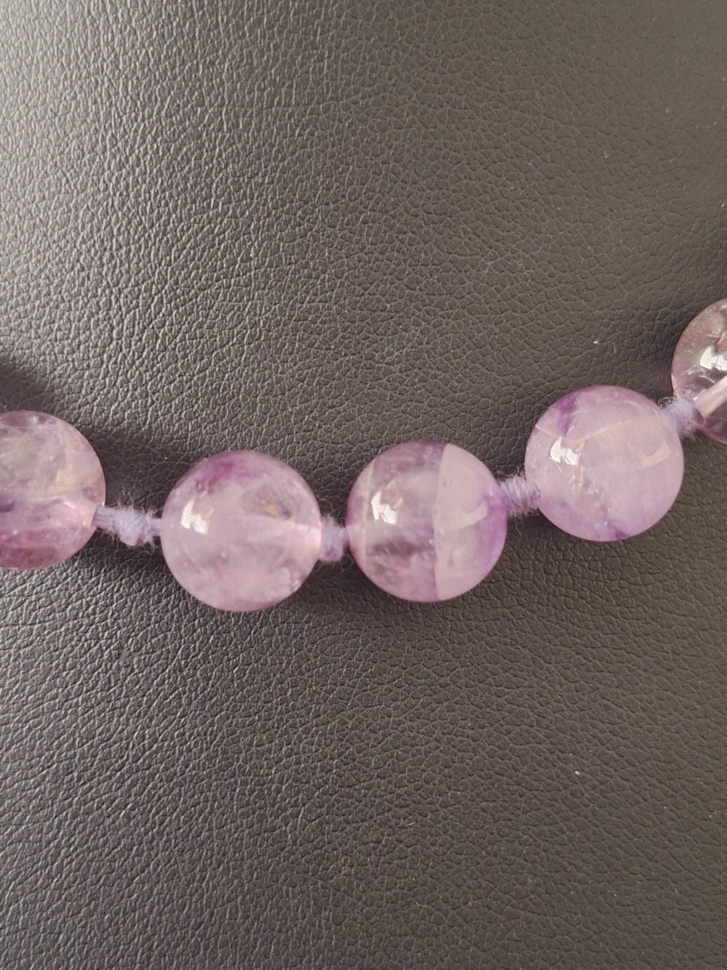 Long Lavender Amethyst Necklace