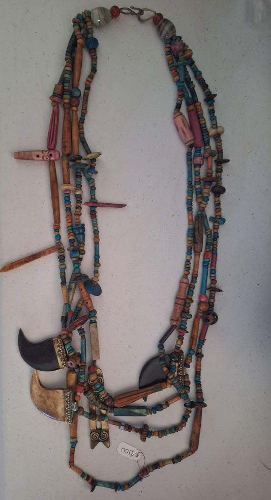 A Multi-strand Tribal-Style Necklace