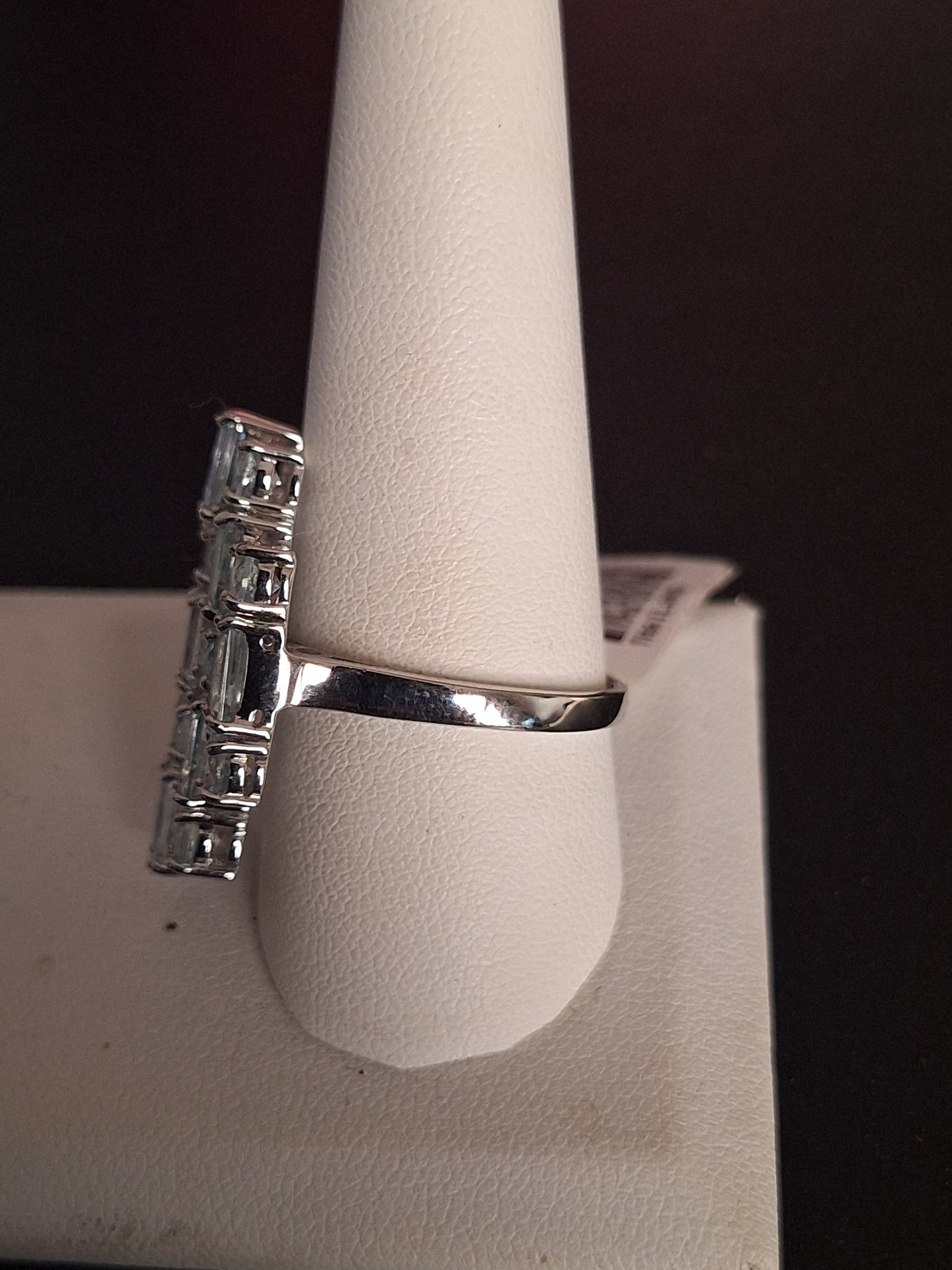 Sterling Silver Aquamarine Statement Cocktail Ring