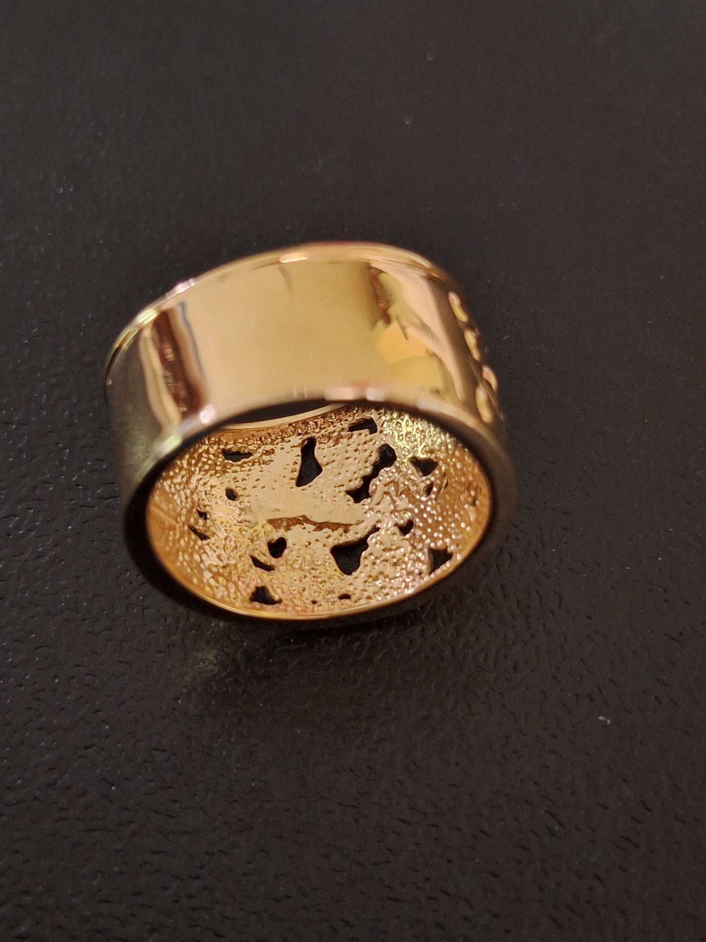 925 Sterling Silver with Gold Tone Ring