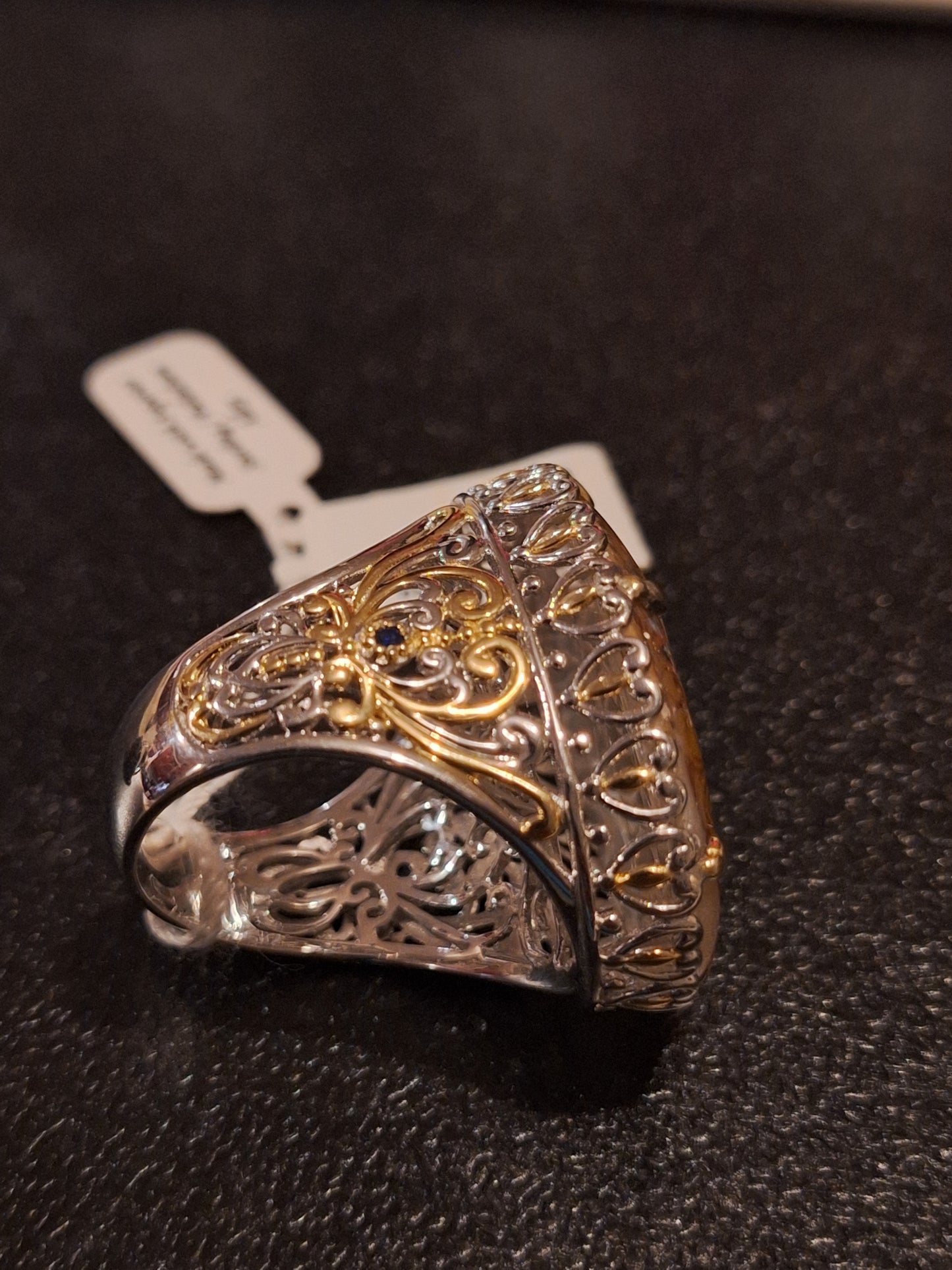 MV Gems En Vogue II Sterling Sapphire The Kiss Klimt Ring