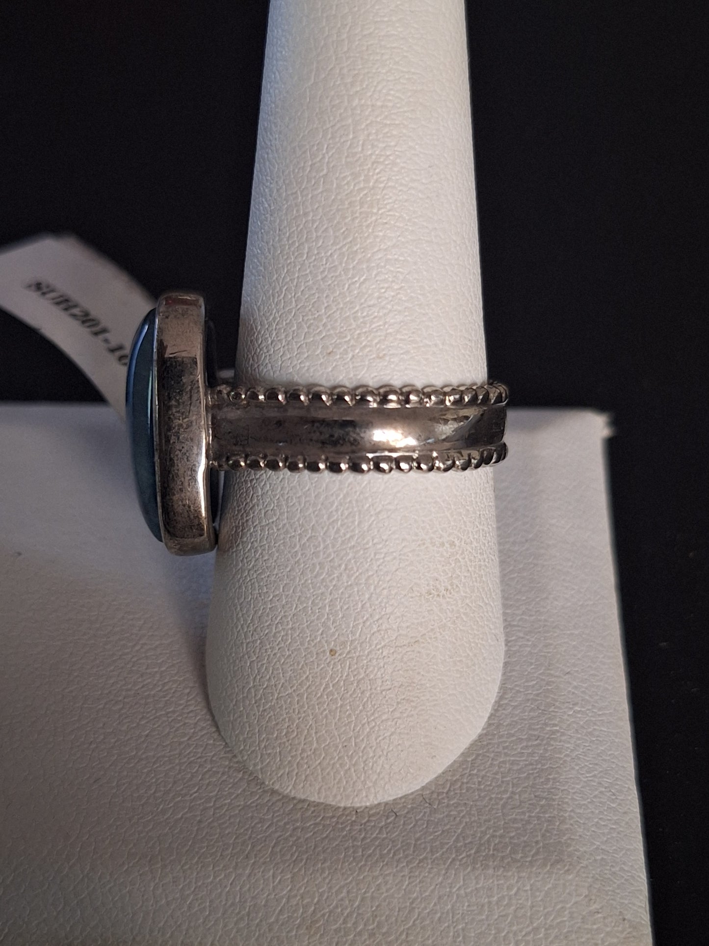 Genuine Neon Blue Apatite 925 Solid Sterling Silver Ring