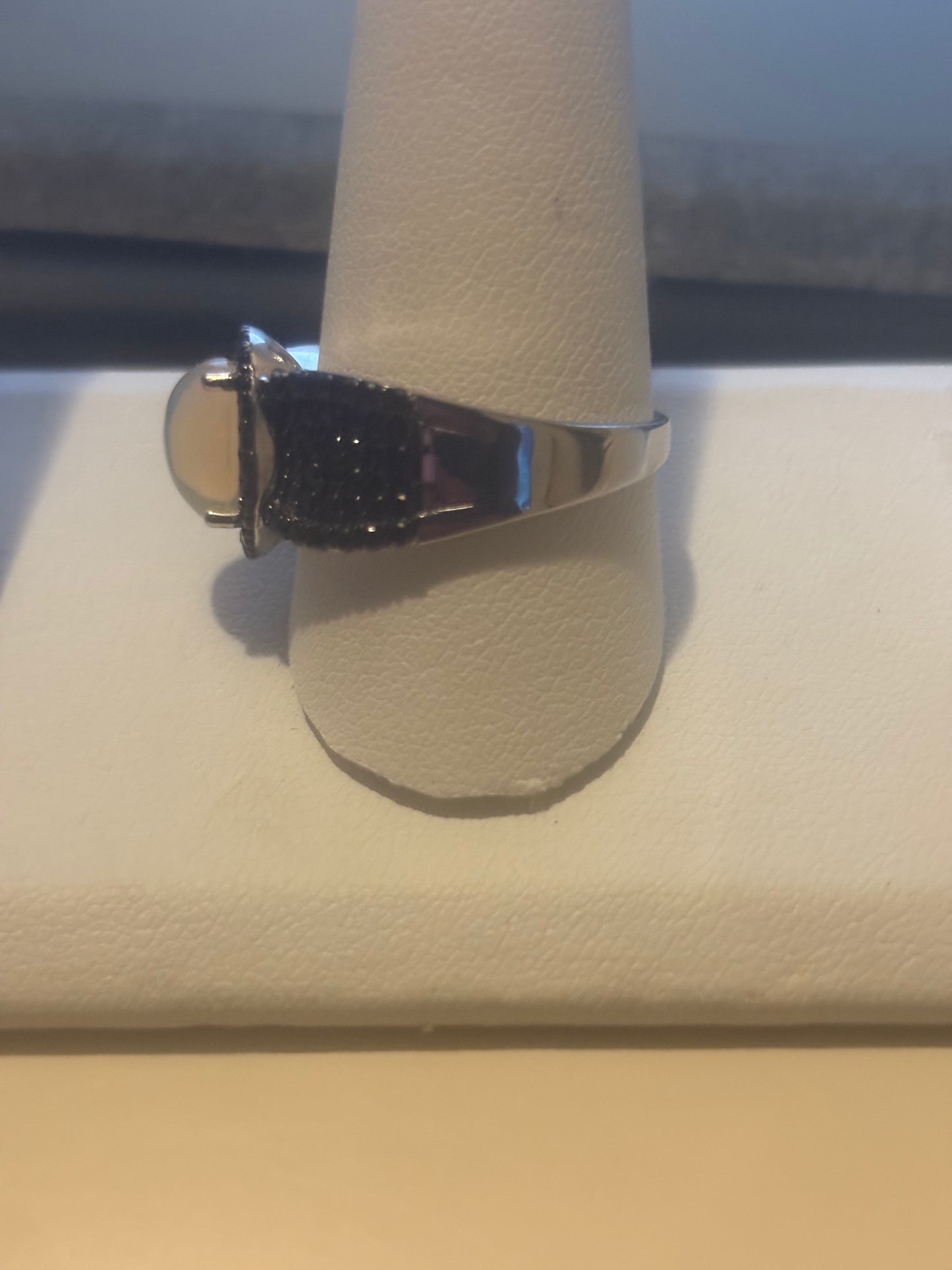Welo Opal & outlets Black Spinel
Sterling Silver Ring
