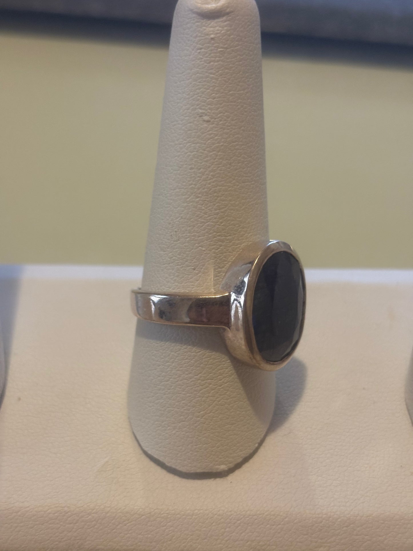 Sapphire Stone Ring Sterling Silver 925 Ring
