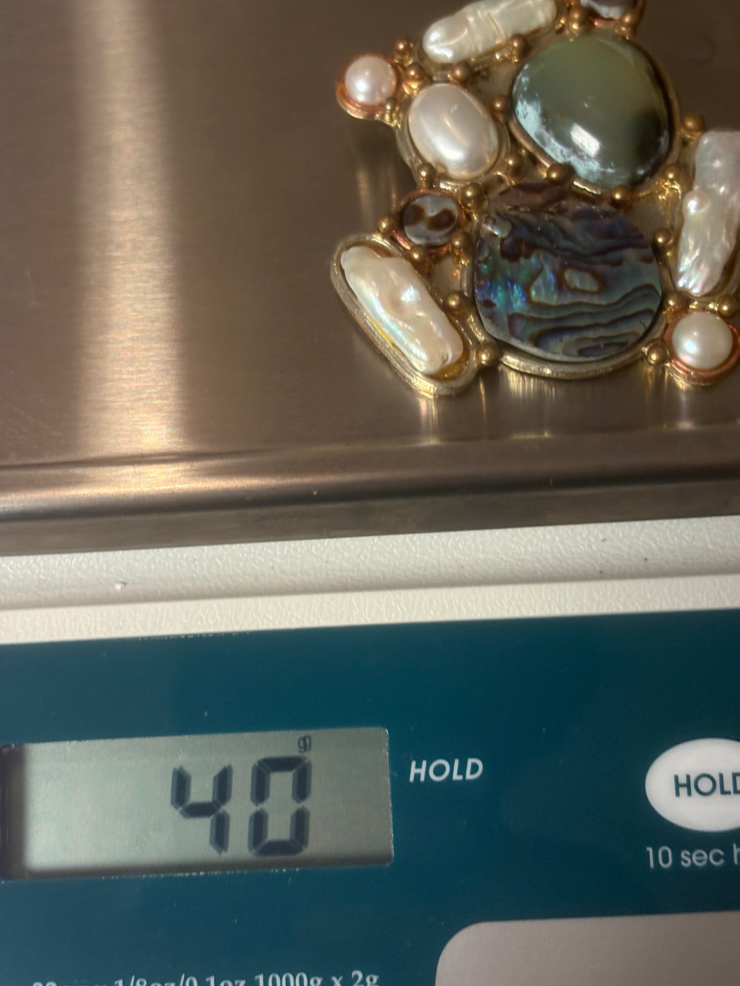 Sterling Silver Pendant Abstract modernist native American