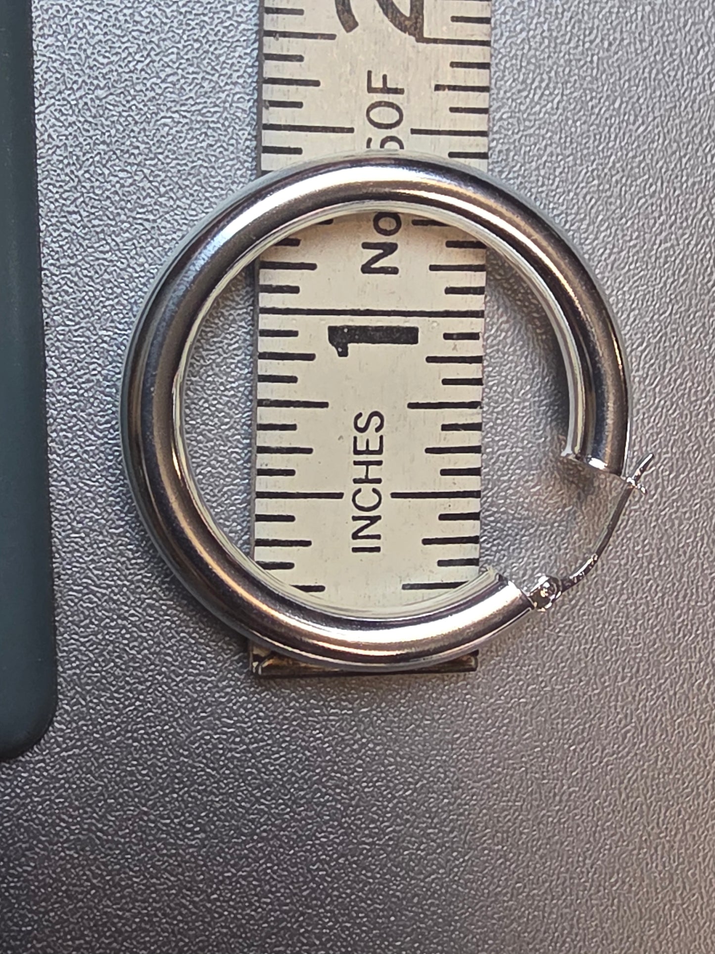 Wild Fable Chunky 925 Sterling Silver Hoop Earrings