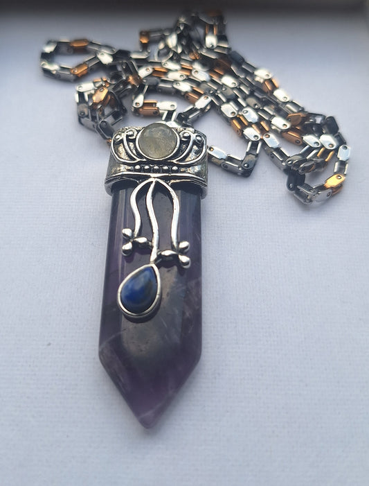Amethyst Sword Pendant