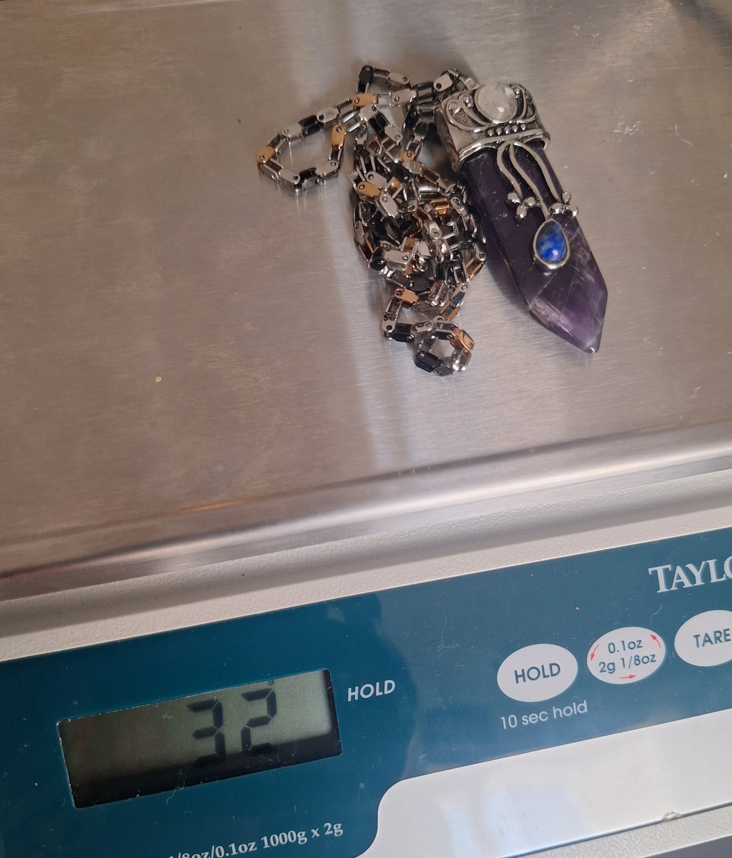 Amethyst Sword Pendant