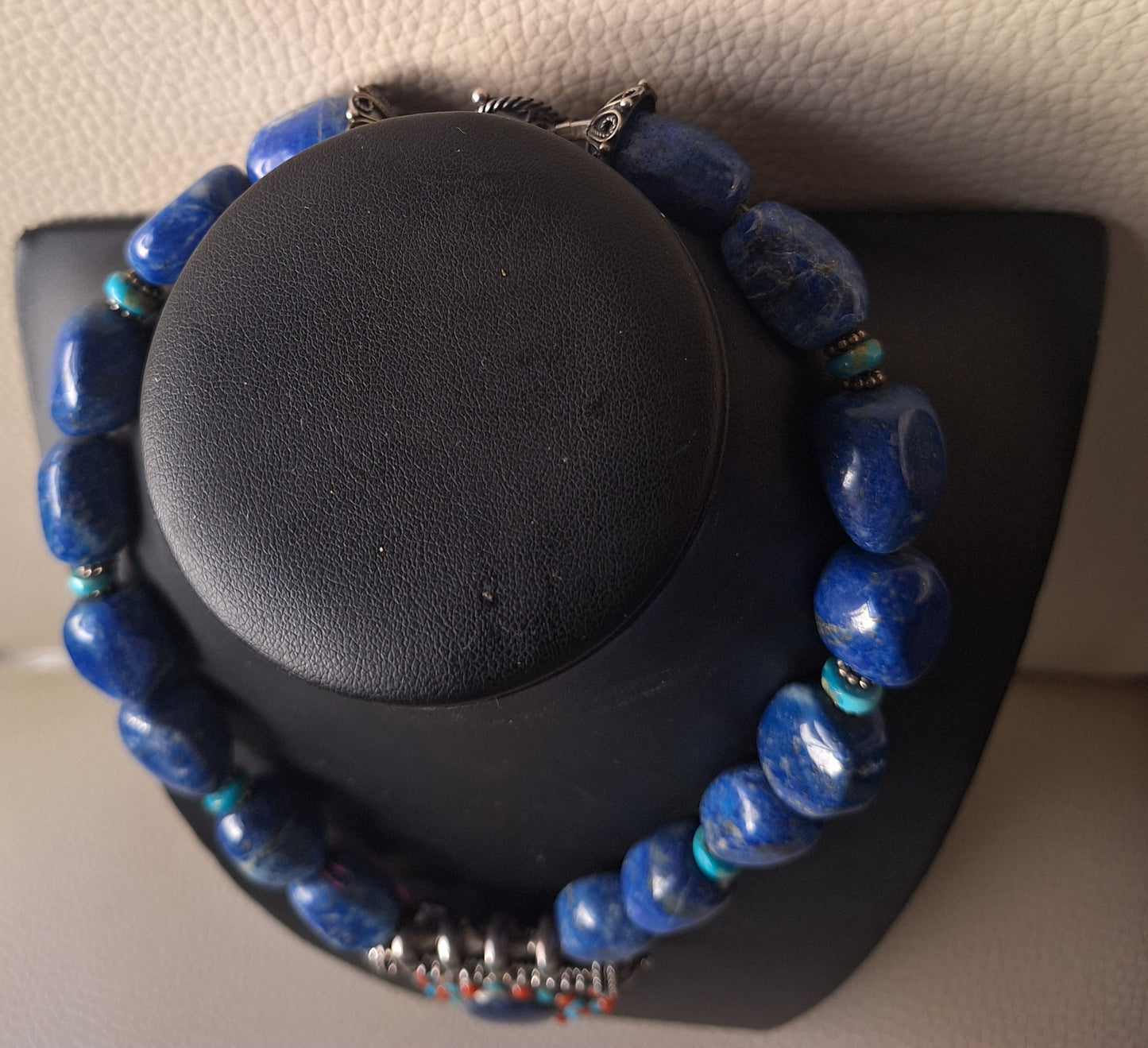 Natural Blue Lapis Lazuli Faceted Gemstone beads