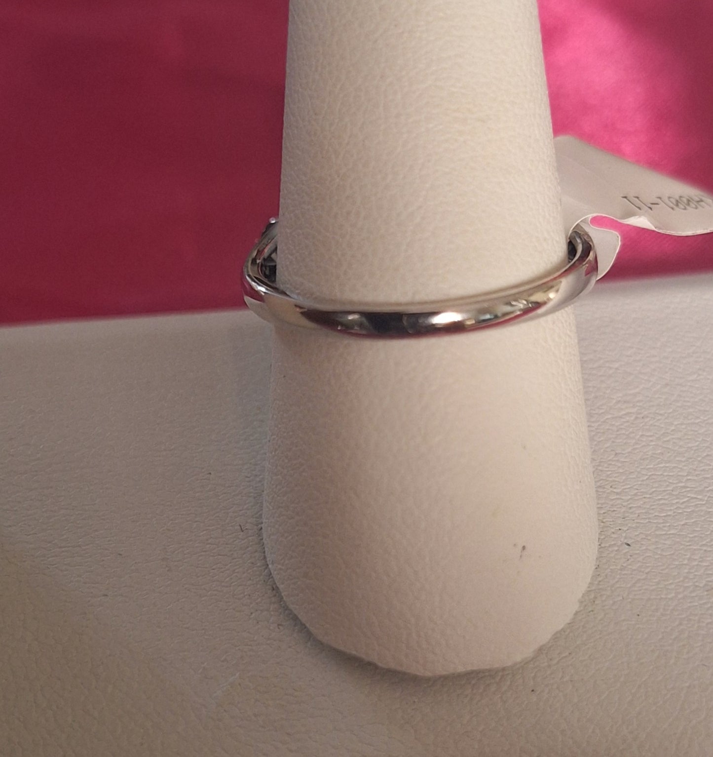 Emerald Cut Natural Black Spinel Ring