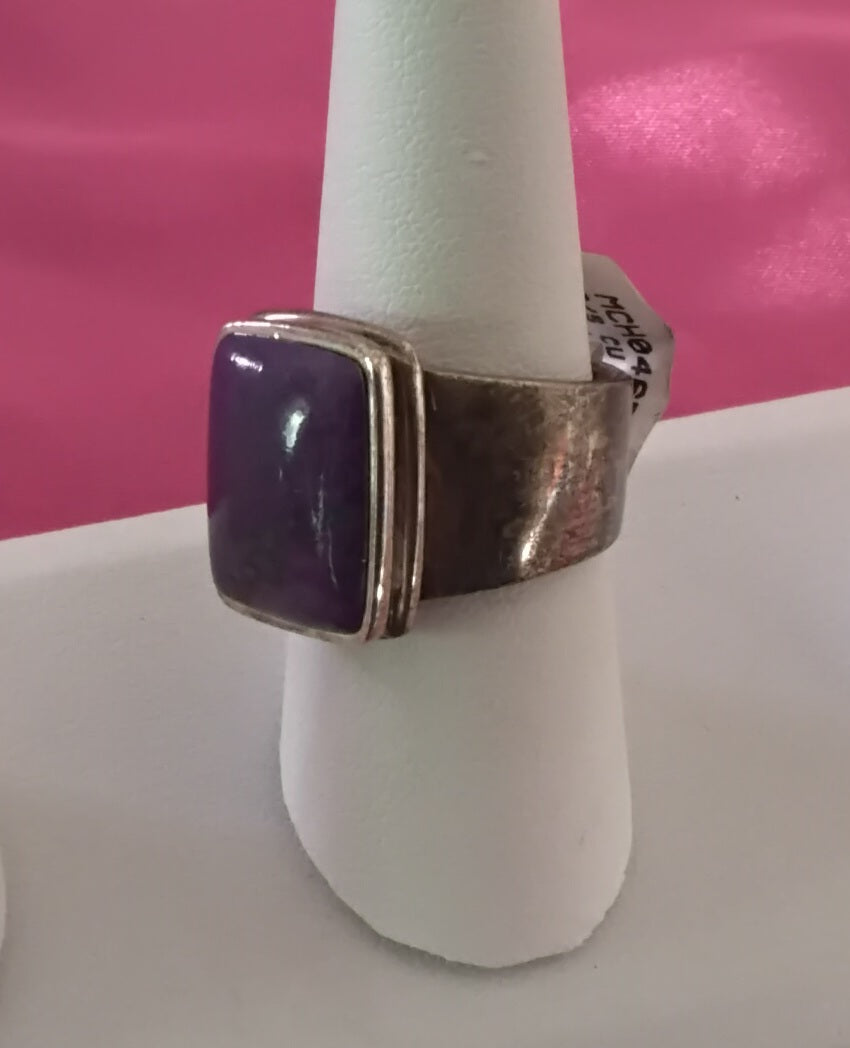 A Purple Turquoise ring