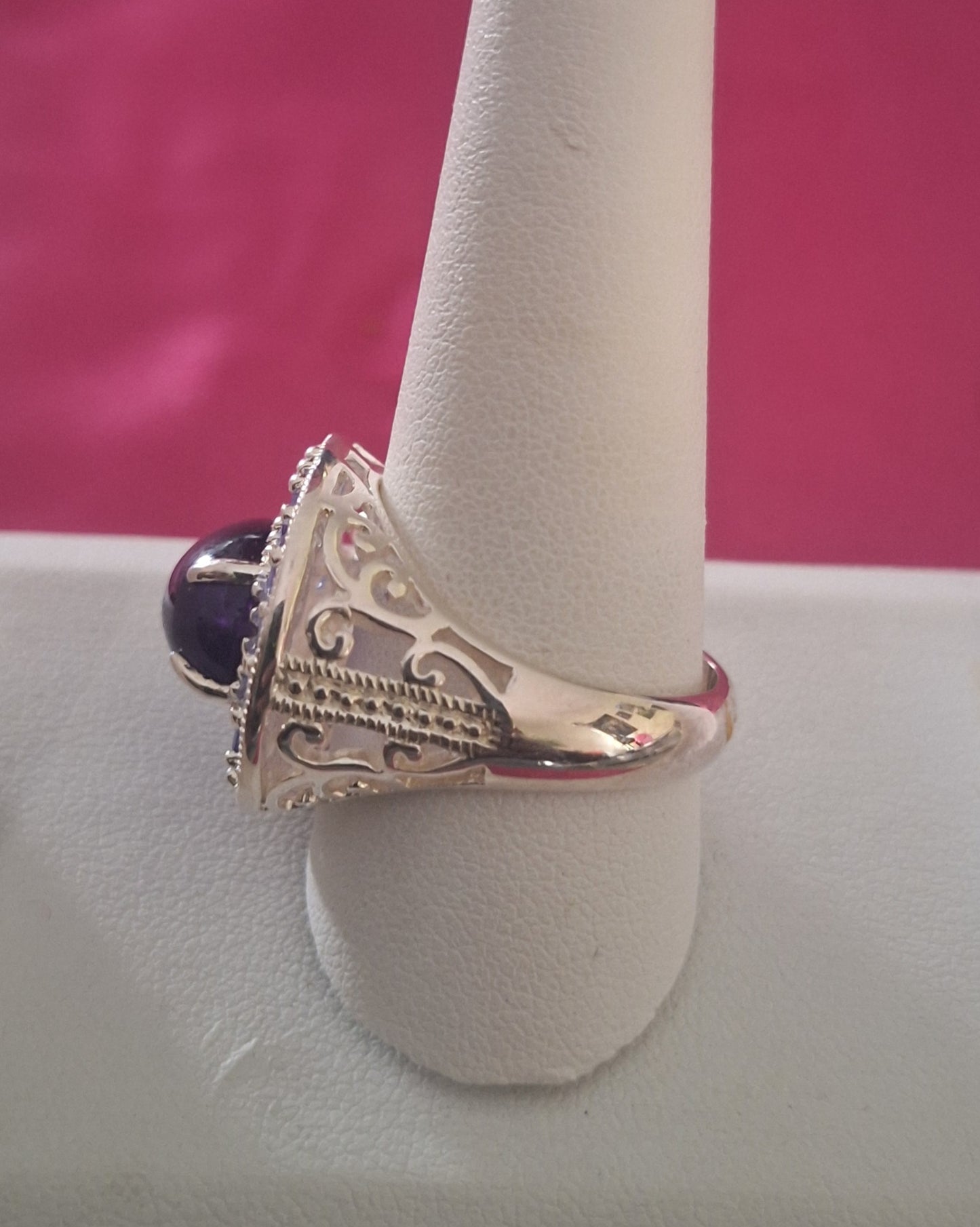 Sterling Silver Amethyst Ring