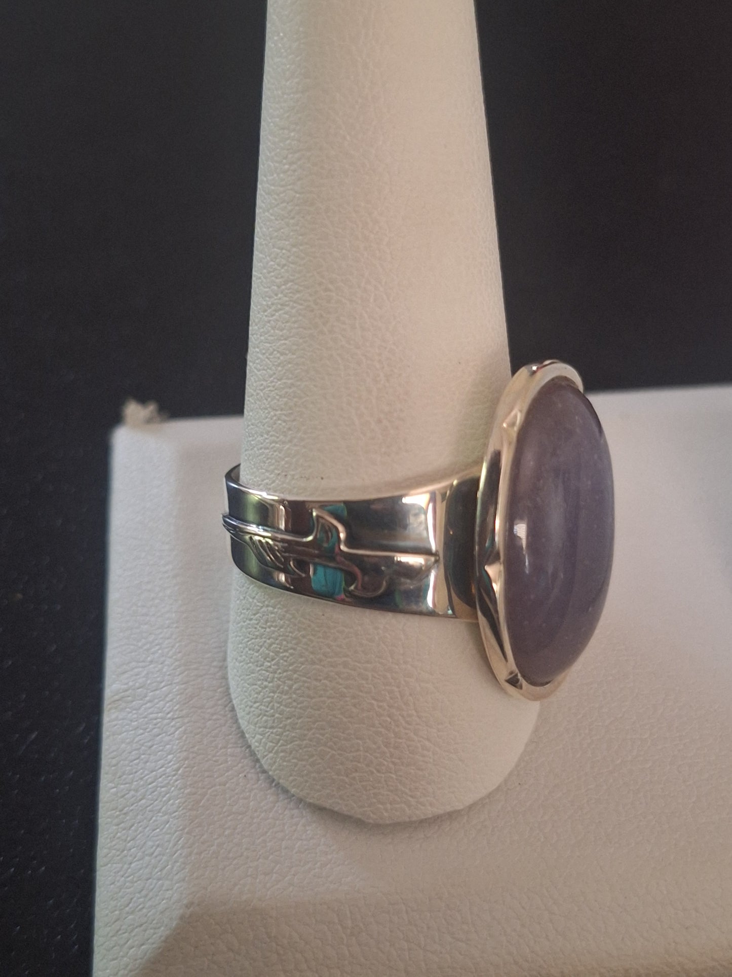 Vintage SILVER and Genuine Purple Sugili