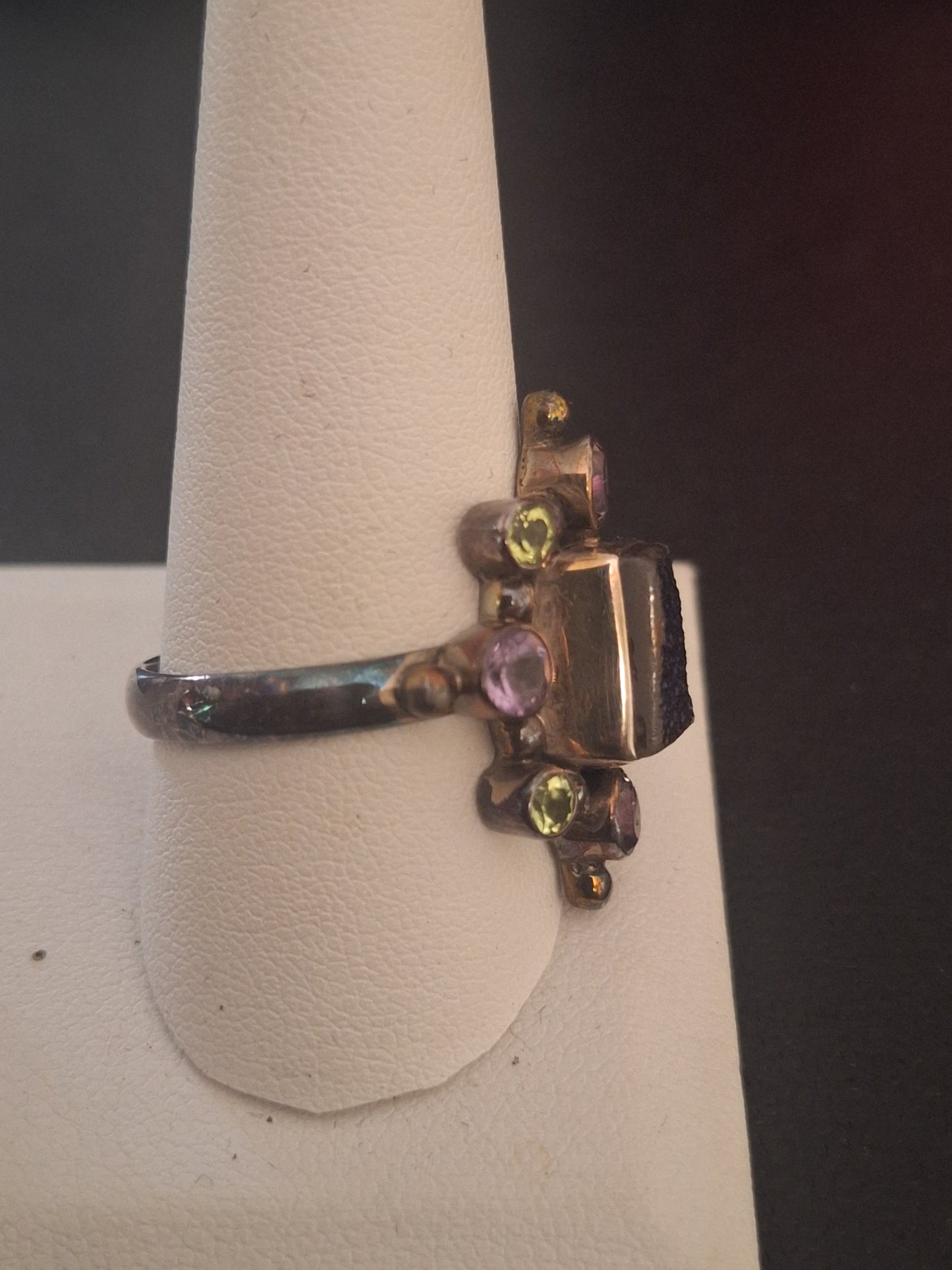 Nicky Butler Multi-Stone Druzy Quartz Sterling Silver Size