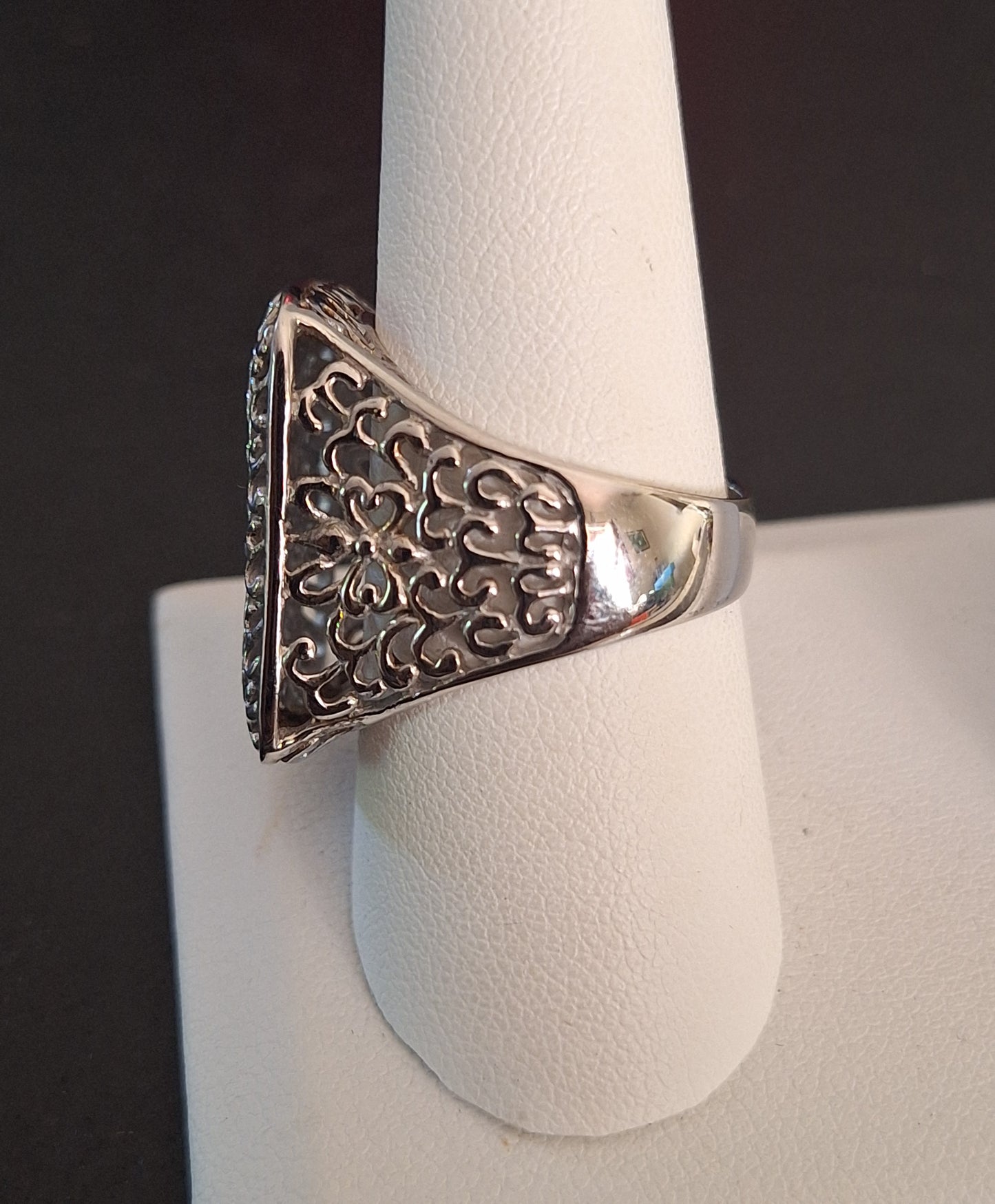 Celtic Scroll & Filigree Signet Ring