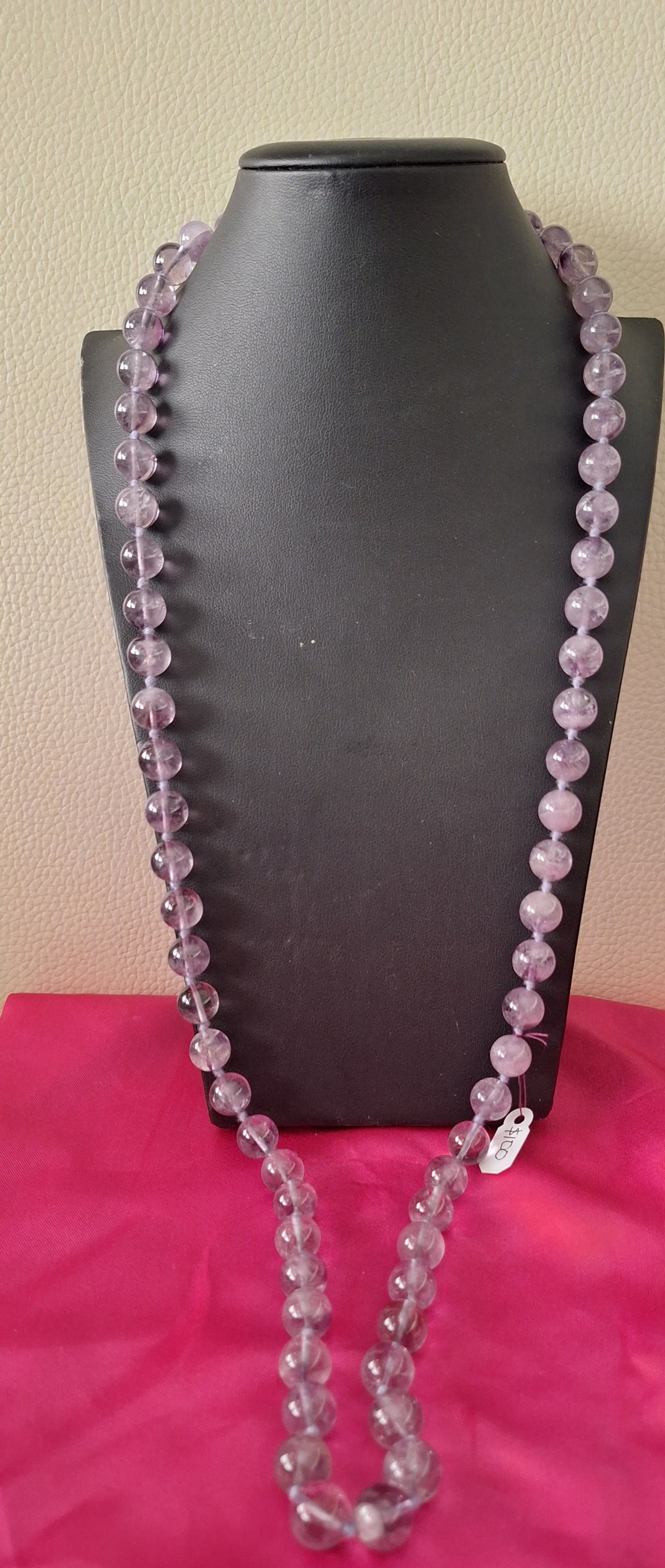 Long Lavender Amethyst Necklace