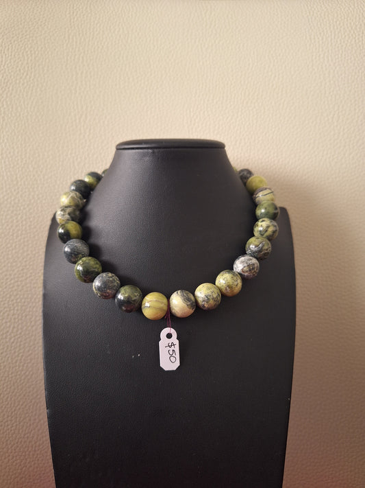 Serpentine Beads Necklace