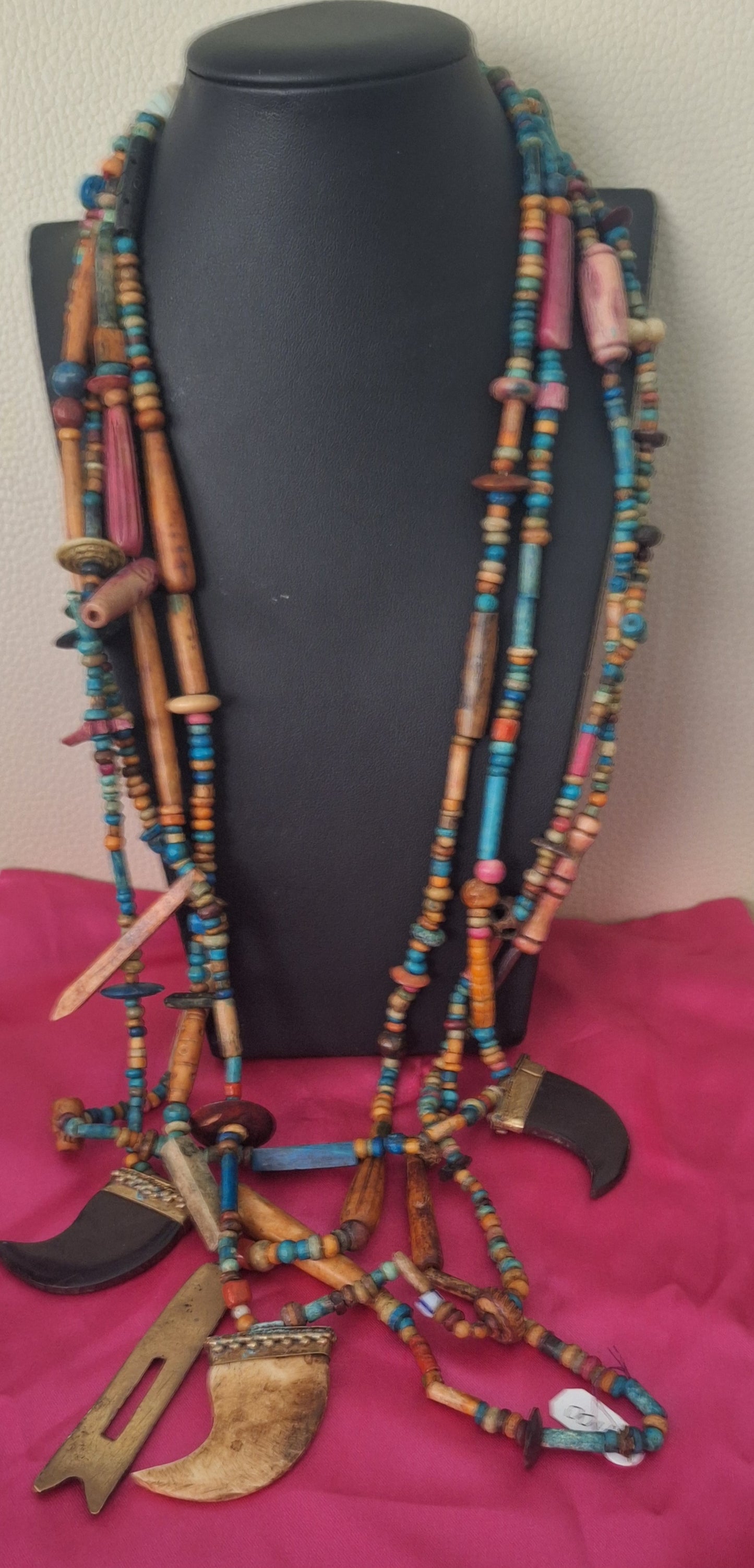 A Multi-strand Tribal-Style Necklace