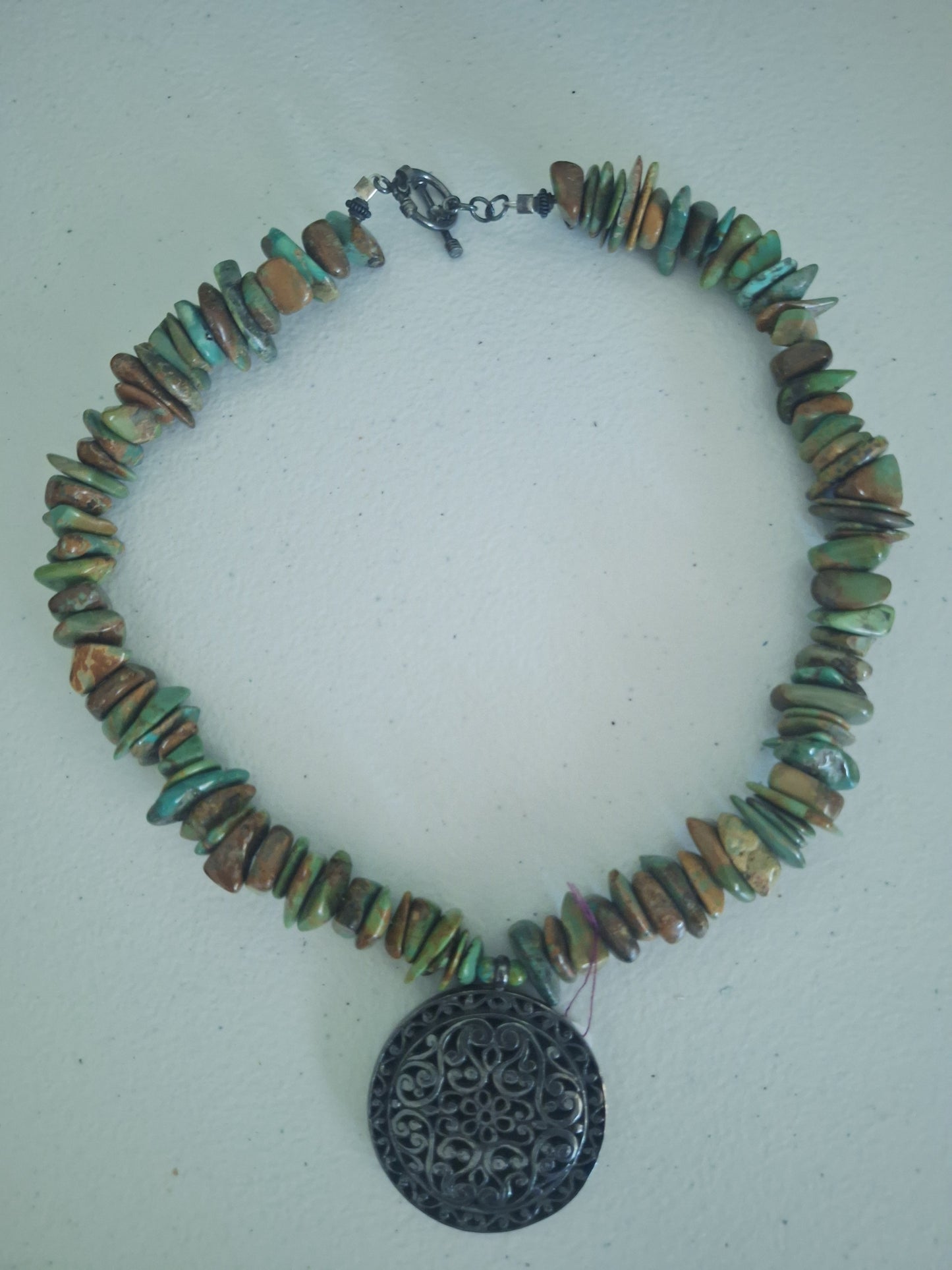 Natural Colored Bead Chips Necklace