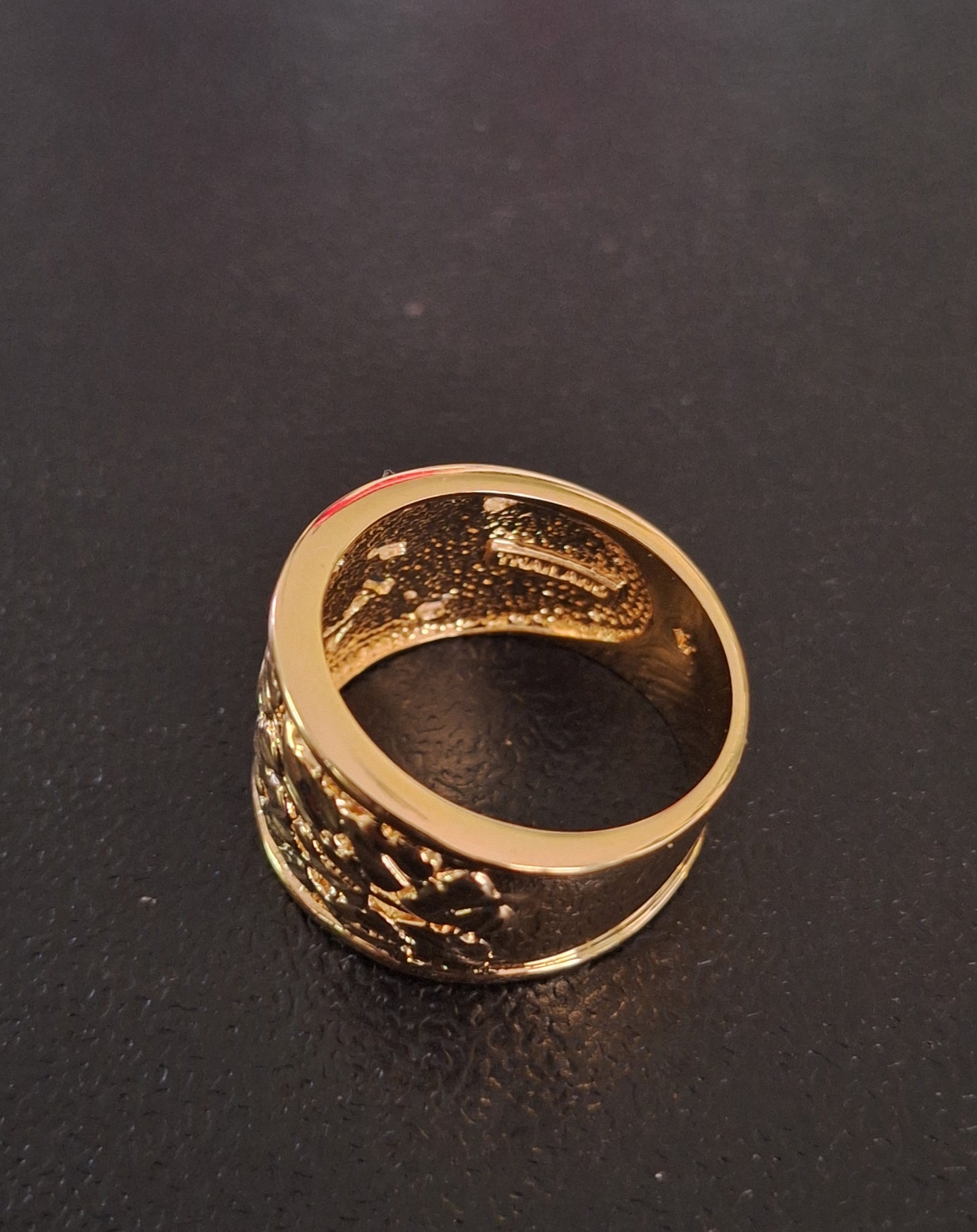 925 Sterling Silver with Gold Tone Ring