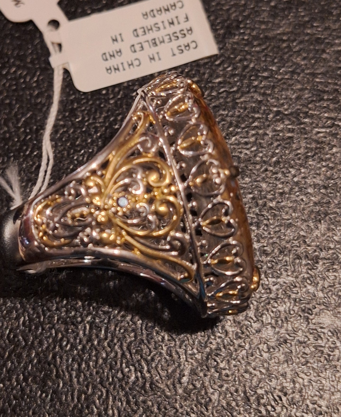 MV Gems En Vogue II Sterling Sapphire The Kiss Klimt Ring