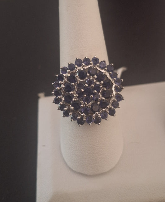 Sterling Silver Iolite Ring