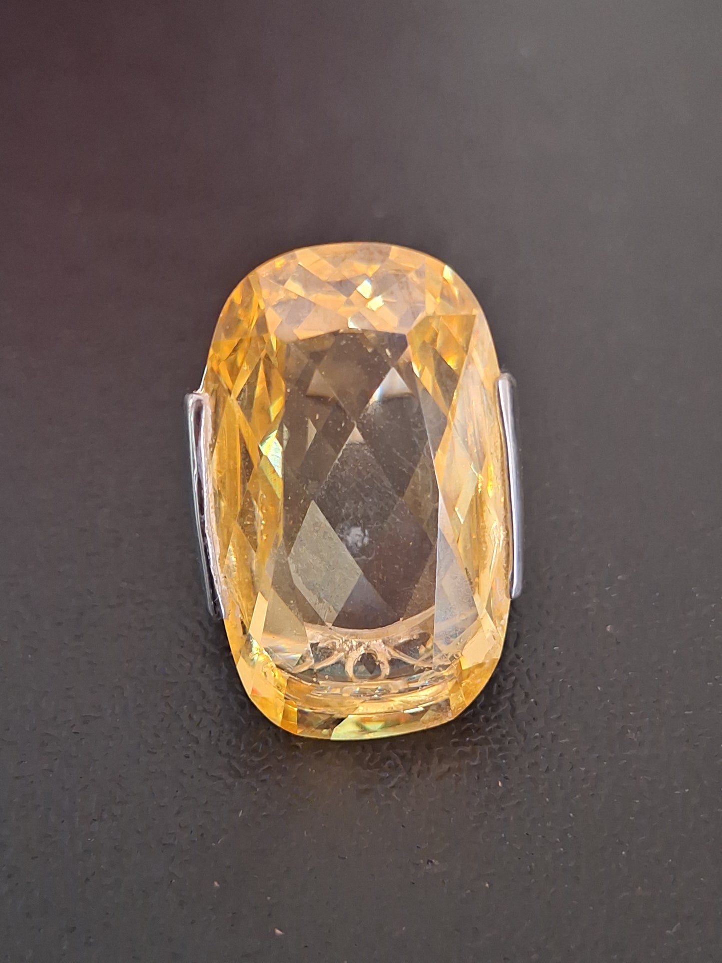 925 Sterling Silver Ring Moldavite Gemstone