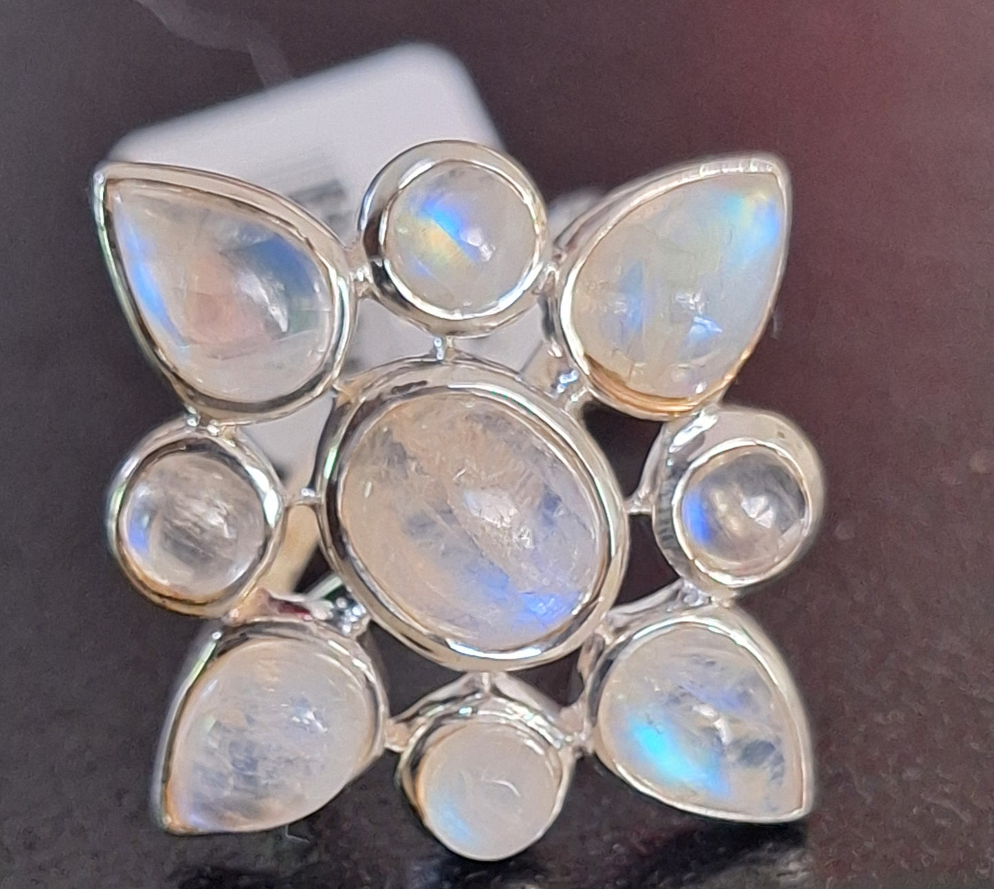 Artisan Collection Rainbow Moonstone Sterling Silver Ring