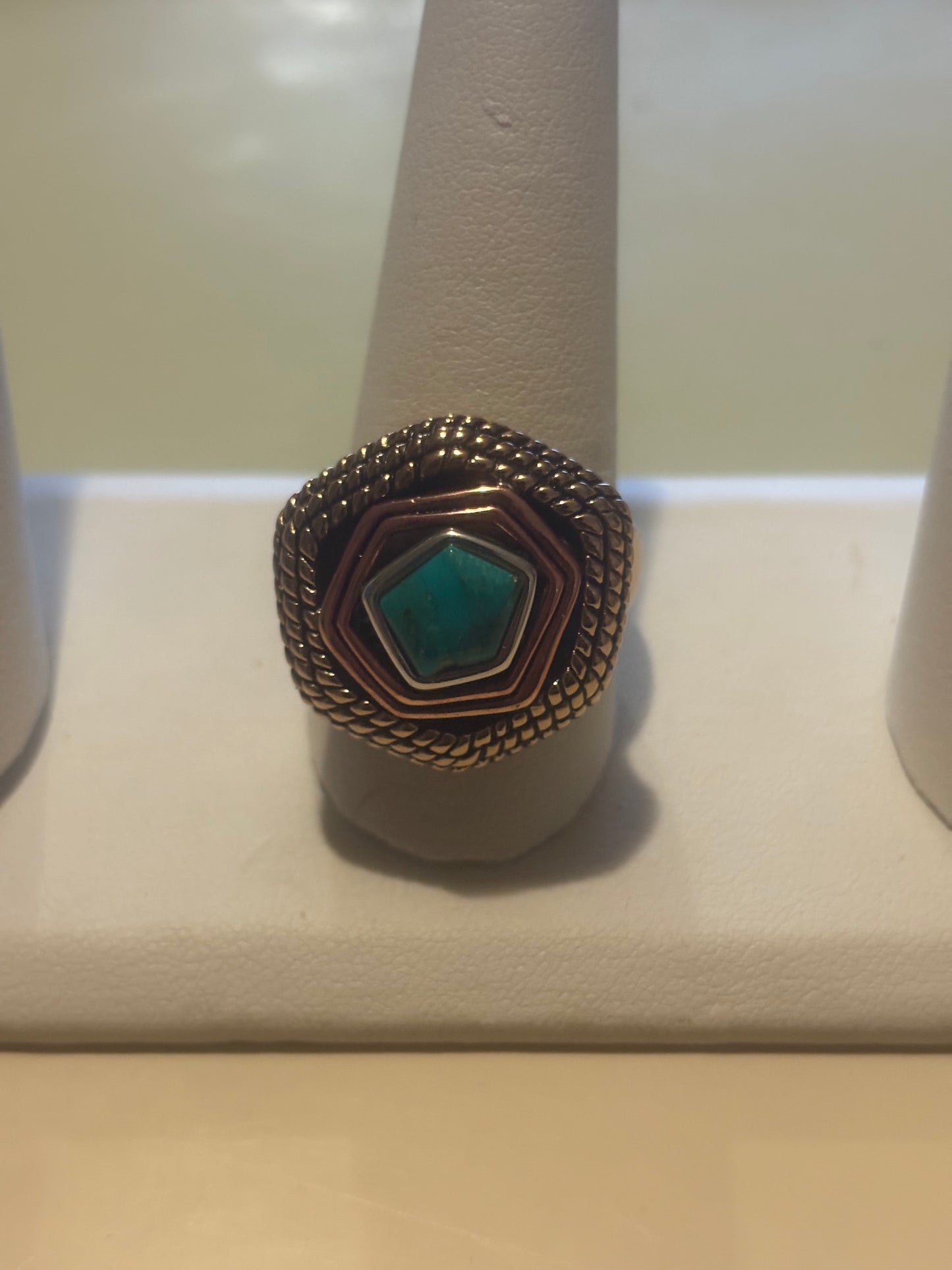 Unique Designer Signed BARSE 925 Sterling Silver & Copper