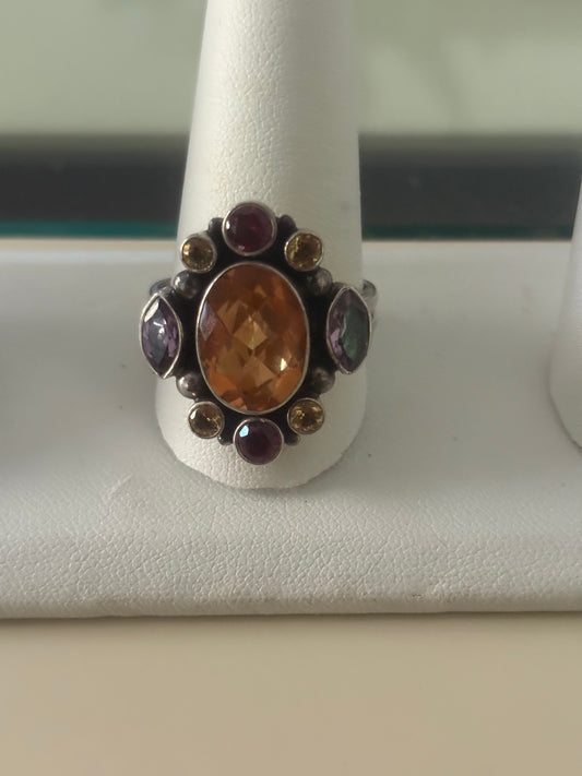 Nicky Butler Genuine Multi Gemstone ring