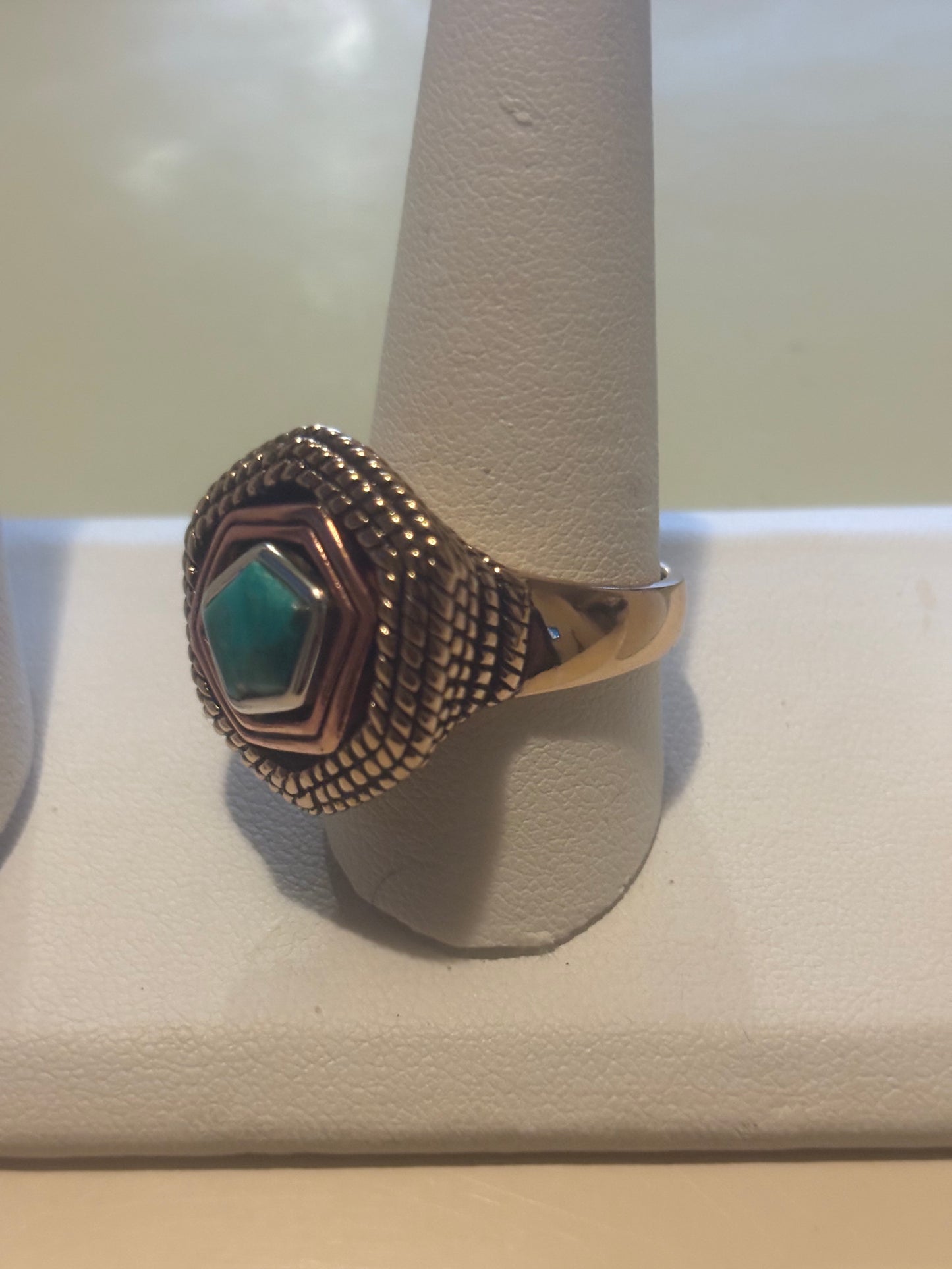 Unique Designer Signed BARSE 925 Sterling Silver & Copper