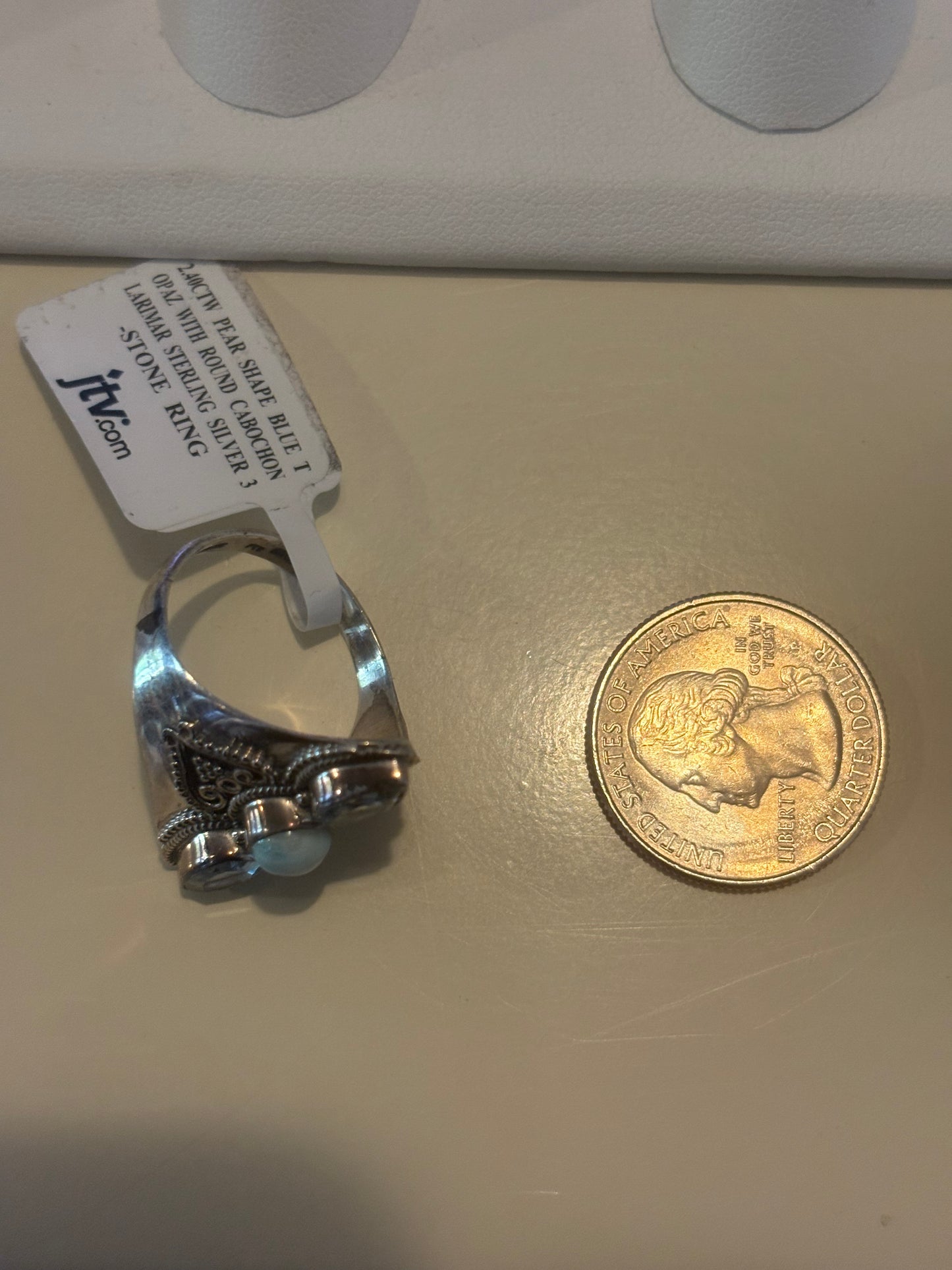 Mystic Blue Quartz Blue
Drusy Quartz Ring