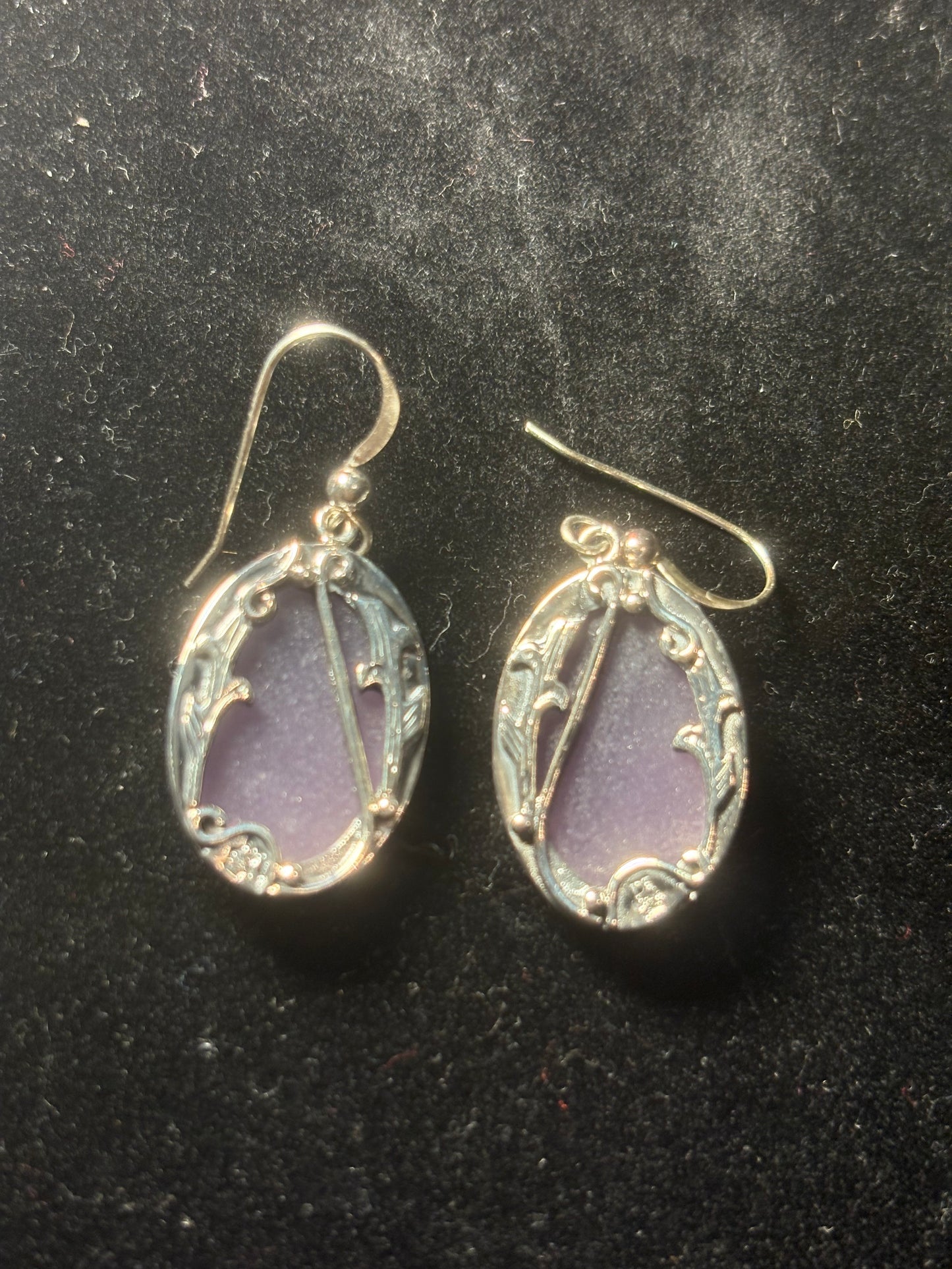 Purple Sterling Silver 925 Pendant