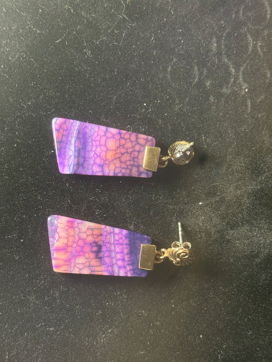 Natural Freshwater Shell Earrings