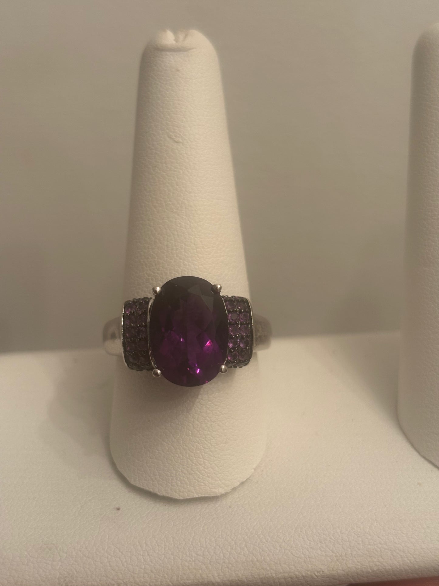 Sterling Silver Amethyst Ring
