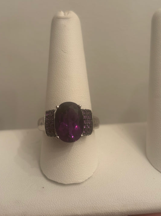Sterling Silver Amethyst Ring