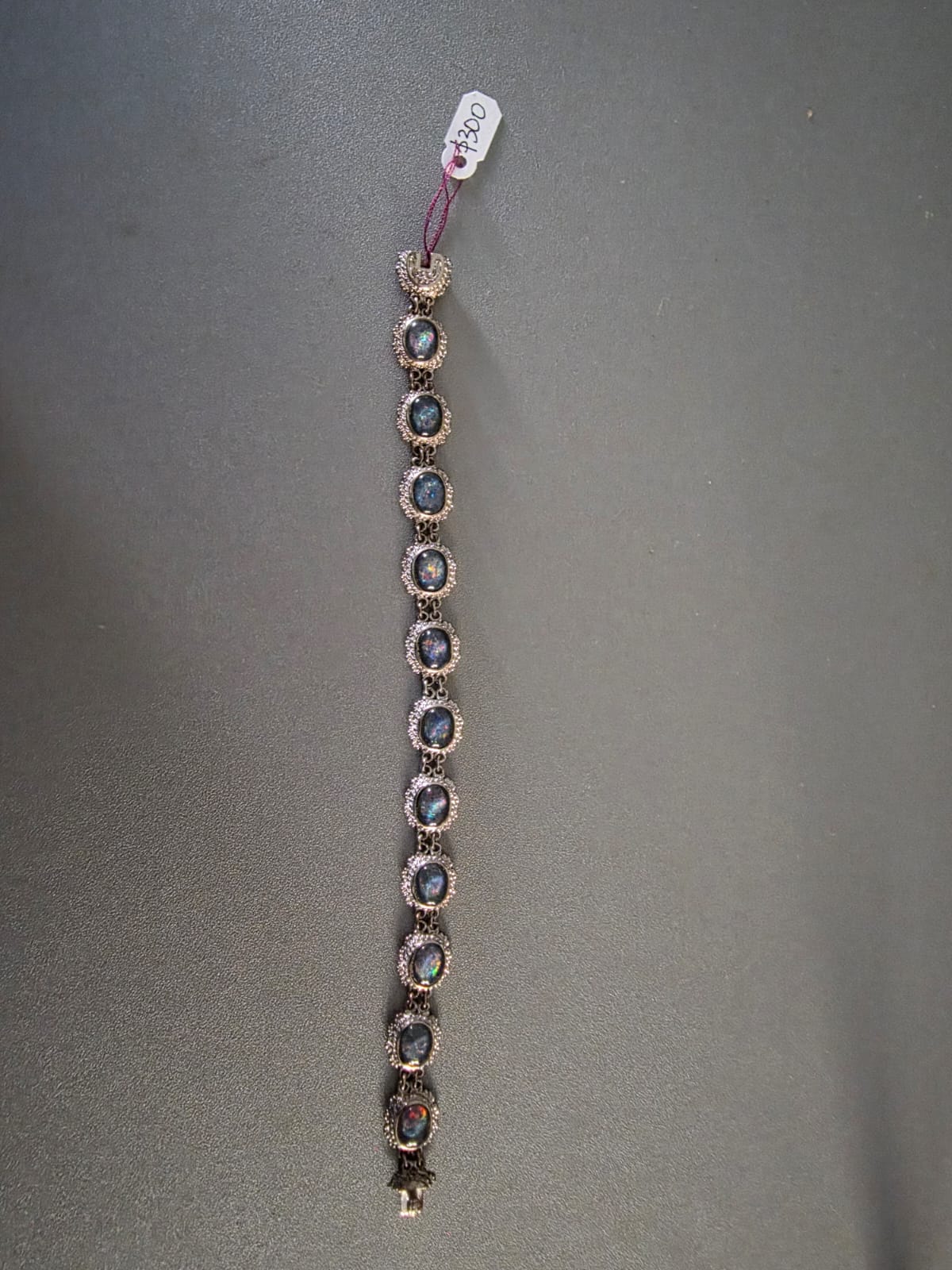 SGF Thailand 925 Sterling Silver And Opal Bracelet