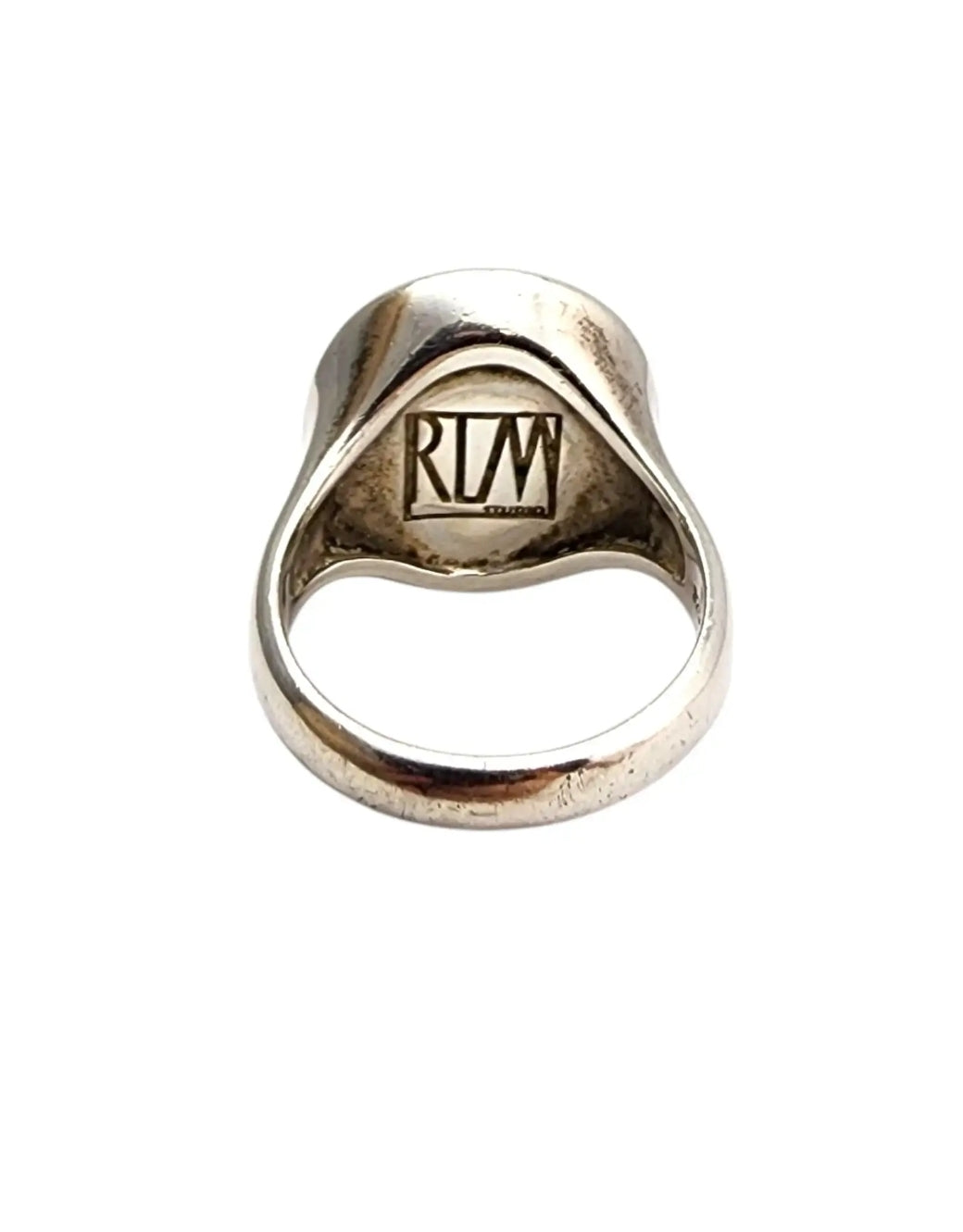RLM Studio Ring Sterling Silver Quartz Crystal Modernist Robert Lee Morris