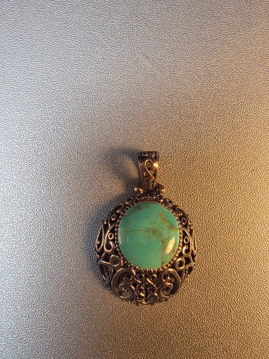 Turquoise Moon Necklace, Blue Moon, Gemstone Necklace, Crescent Moon Necklace