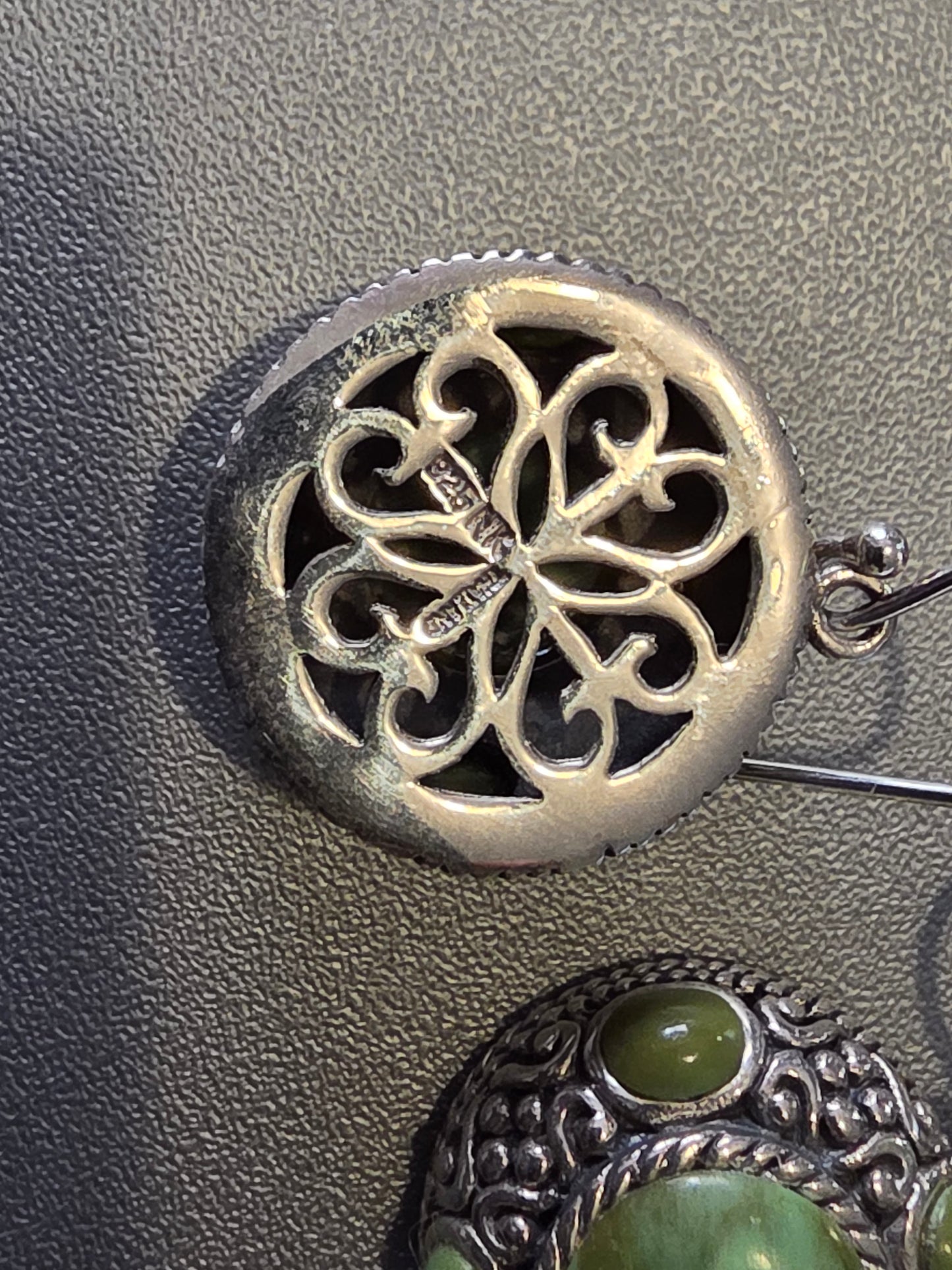 Very Rare NK 925 Sterling Silver  Turquoise Earrings